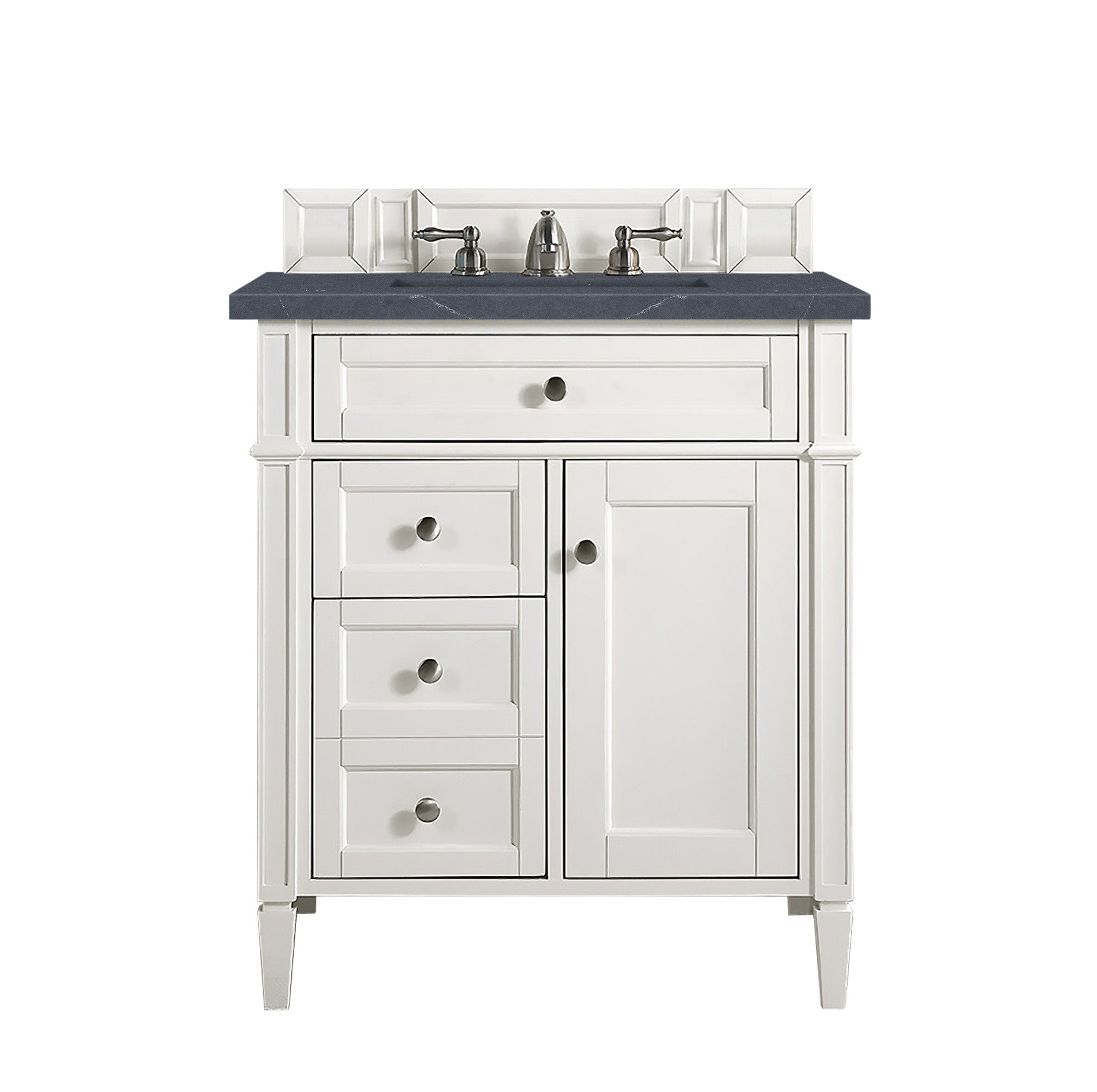 James Martin Vanities Brittany 30" Single Vanity - Bright White
