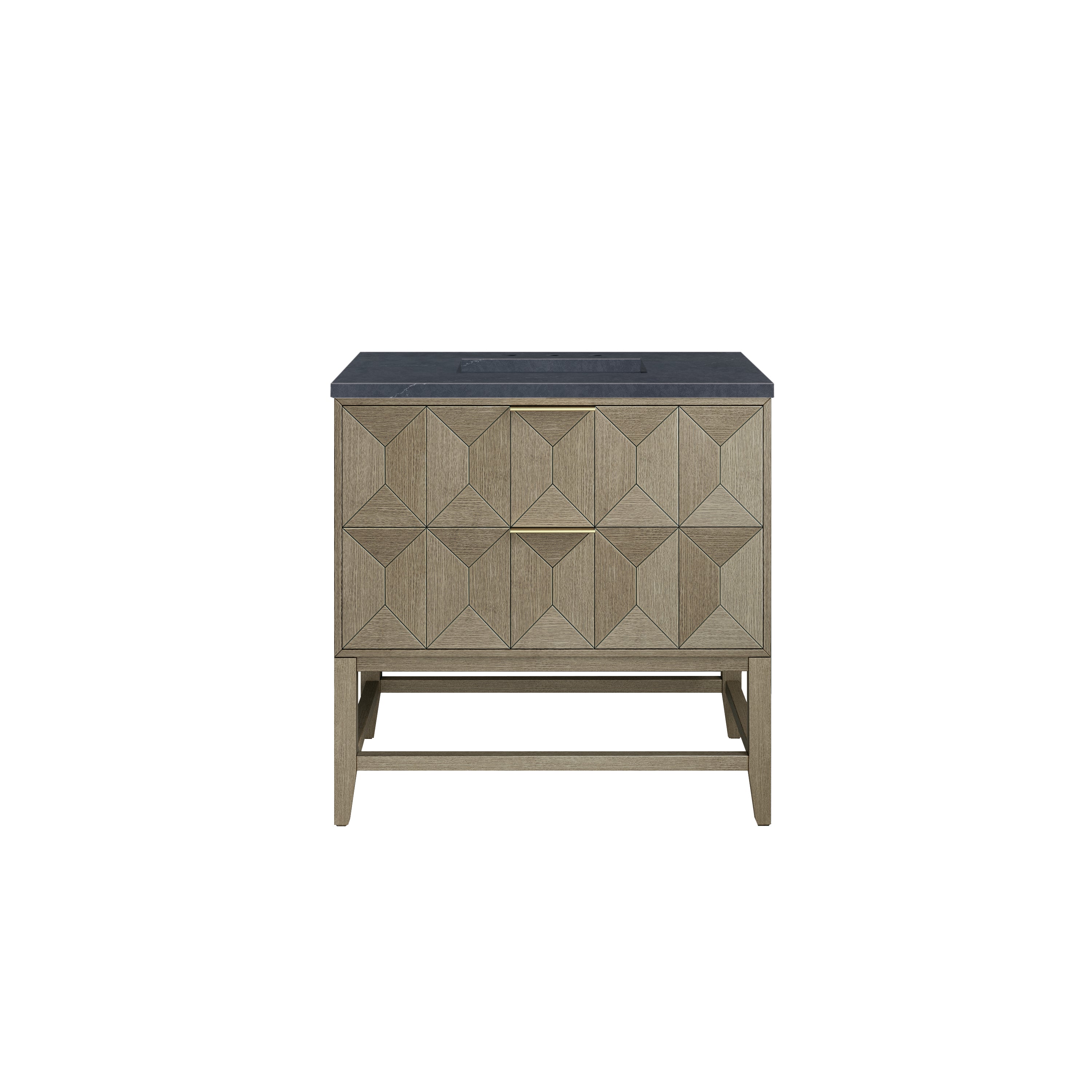 James Martin Vanities Emmeline 36" Single Vanity - Pebble Oak