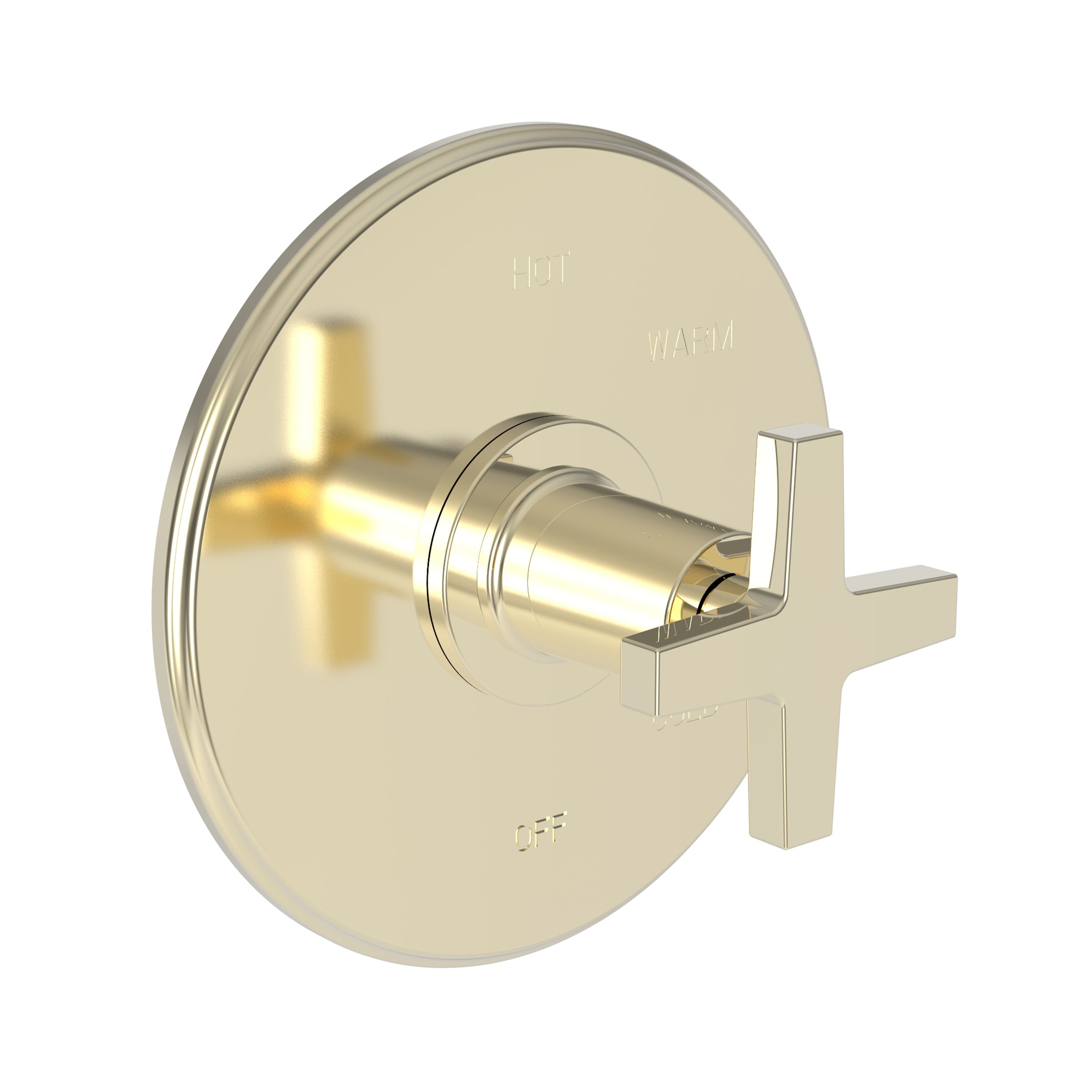 Newport Brass Dorrance Balanced Pressure Shower Trim Plate with Handle. Less showerhead, arm and flange.