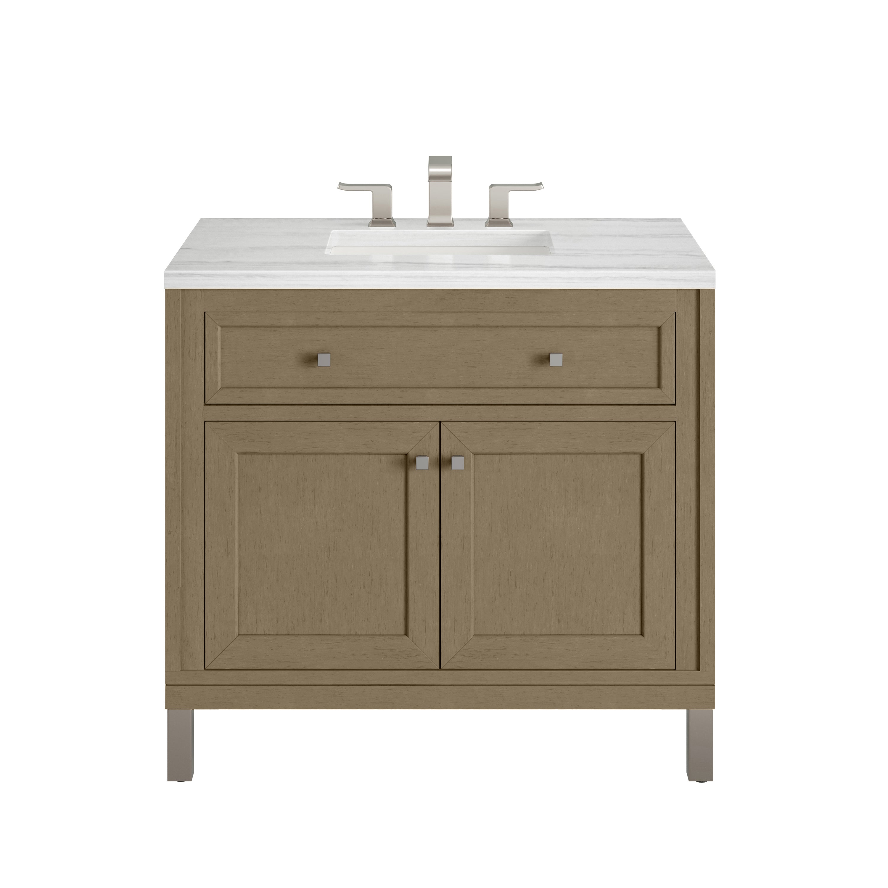 James Martin Chicago 36" Single Vanity Set - Walnut Whisper by James Martin Vanities