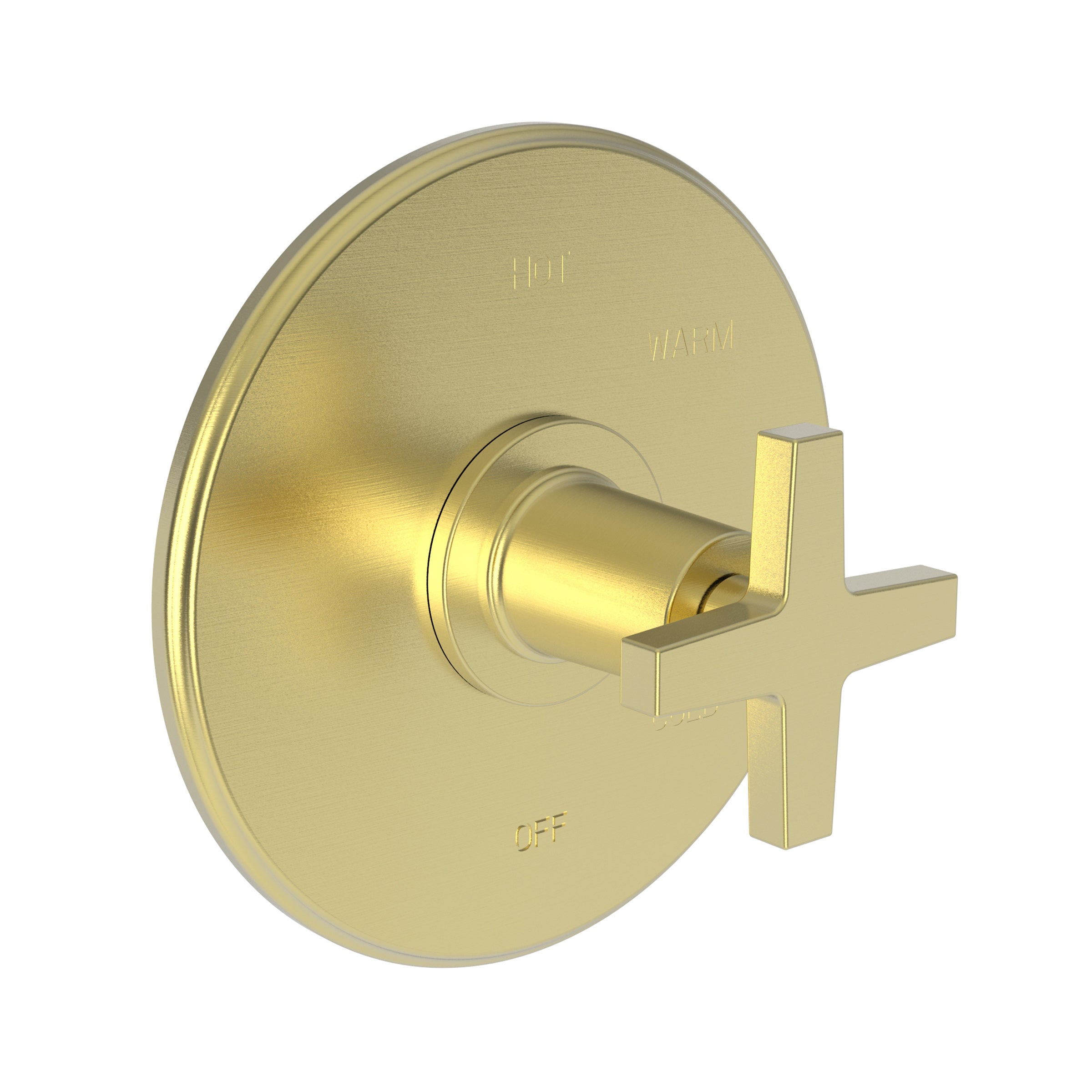 Newport Brass Dorrance Balanced Pressure Shower Trim Plate with Handle. Less showerhead, arm and flange.