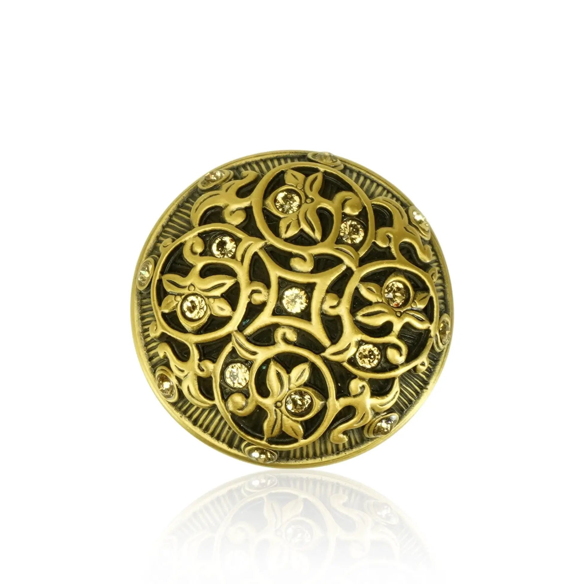 Edgar Berebi Peridot Crystal Knob by Edgar Berebi