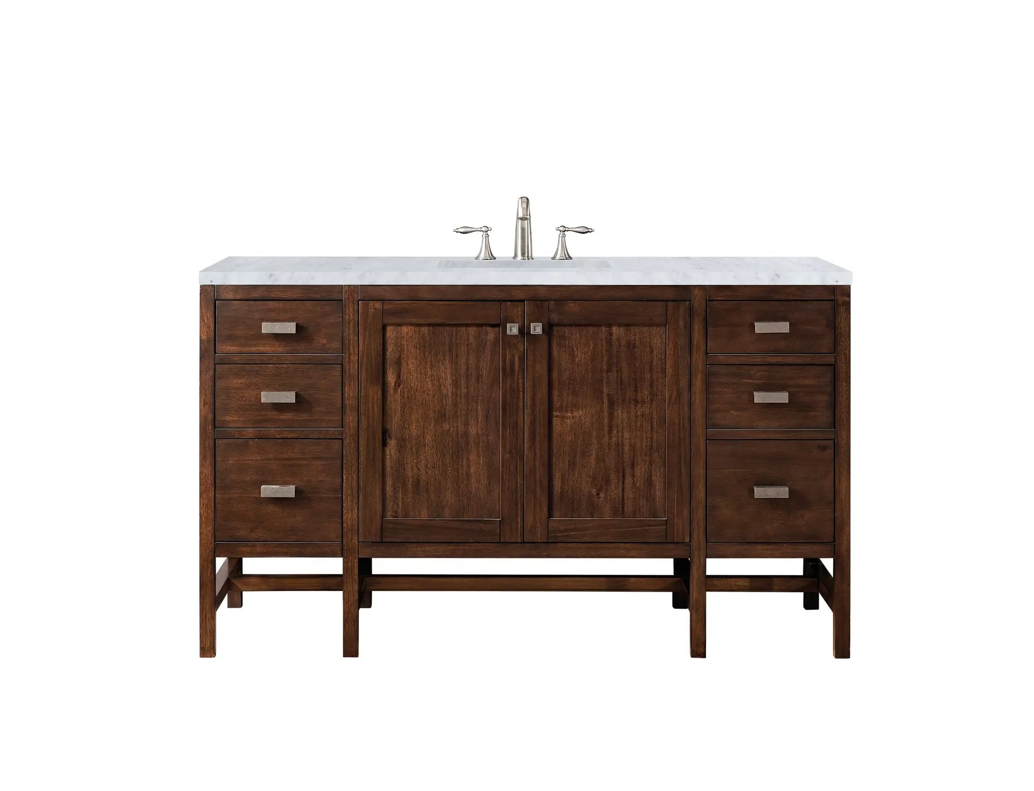 James Martin Addison 60" Single Vanity Set - Mid-Century Acacia by James Martin Vanities