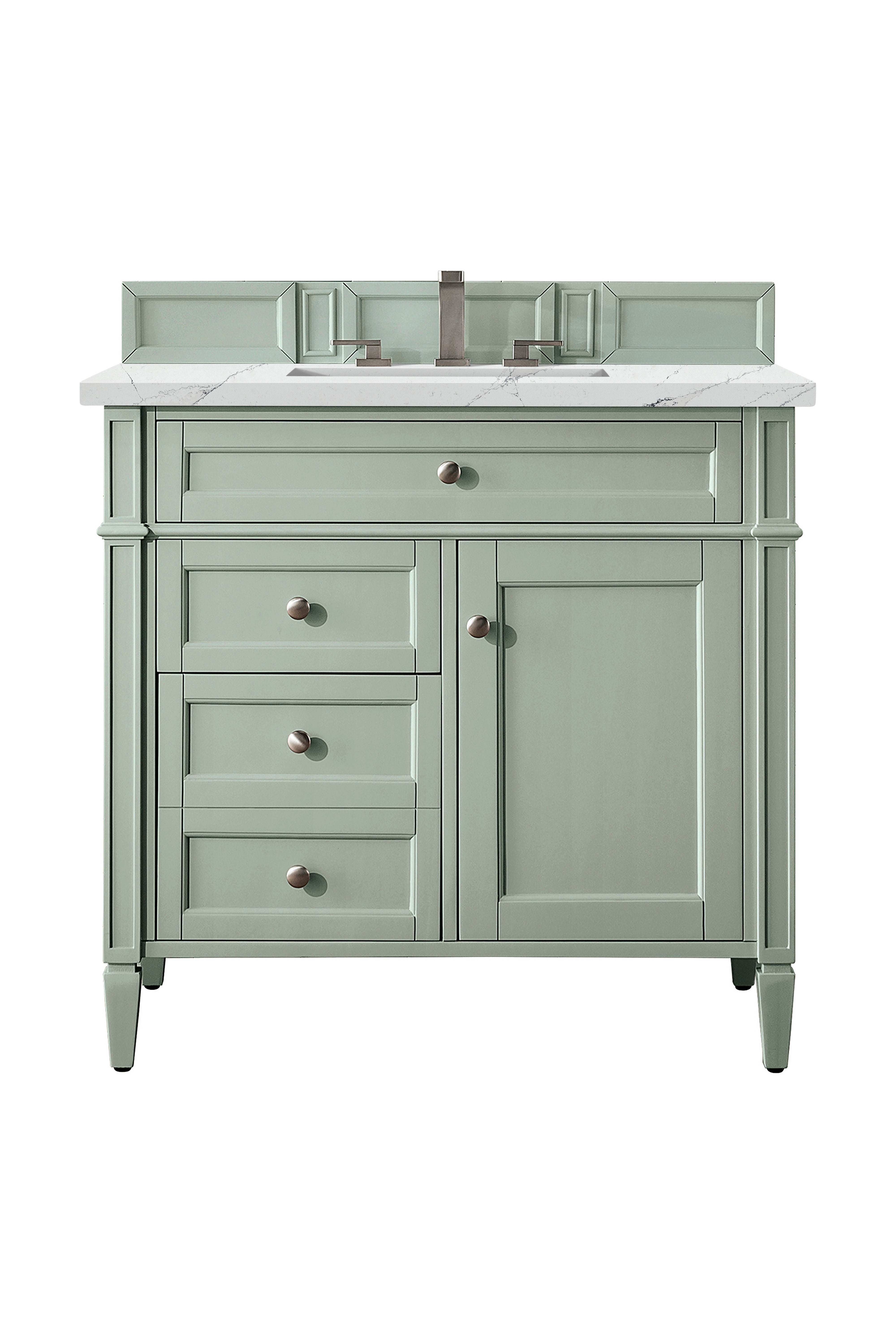 James Martin Vanities Brittany 36" Single Vanity - Sage Green