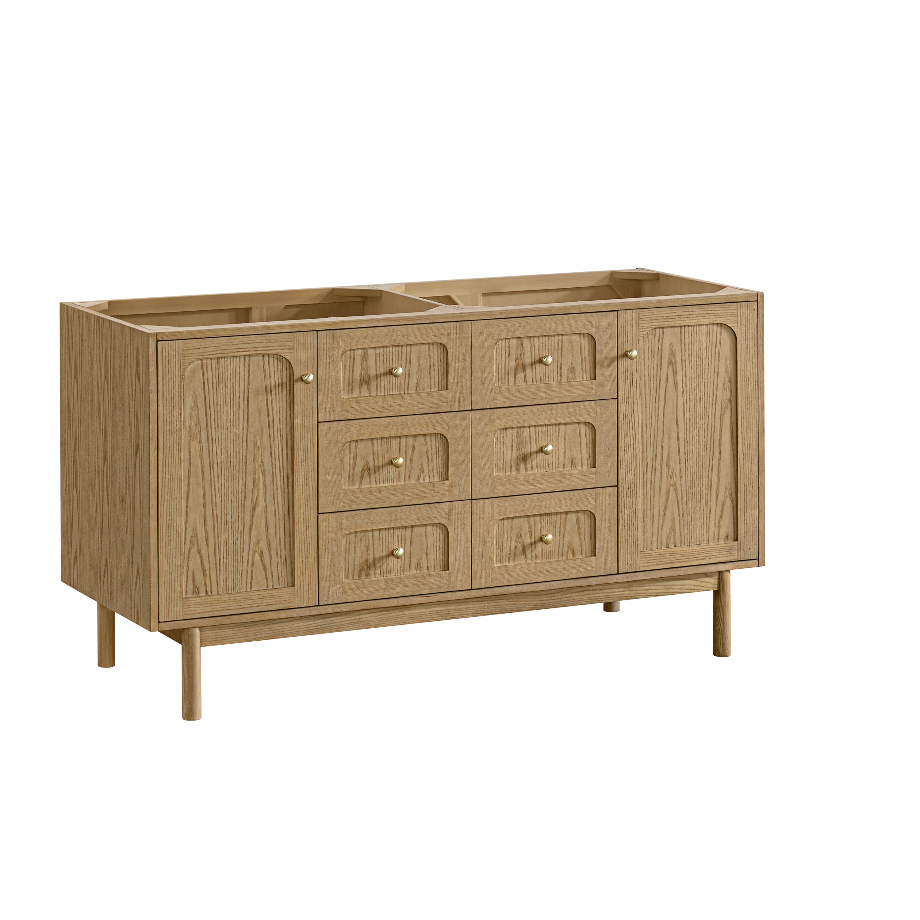 light natural oak vanity