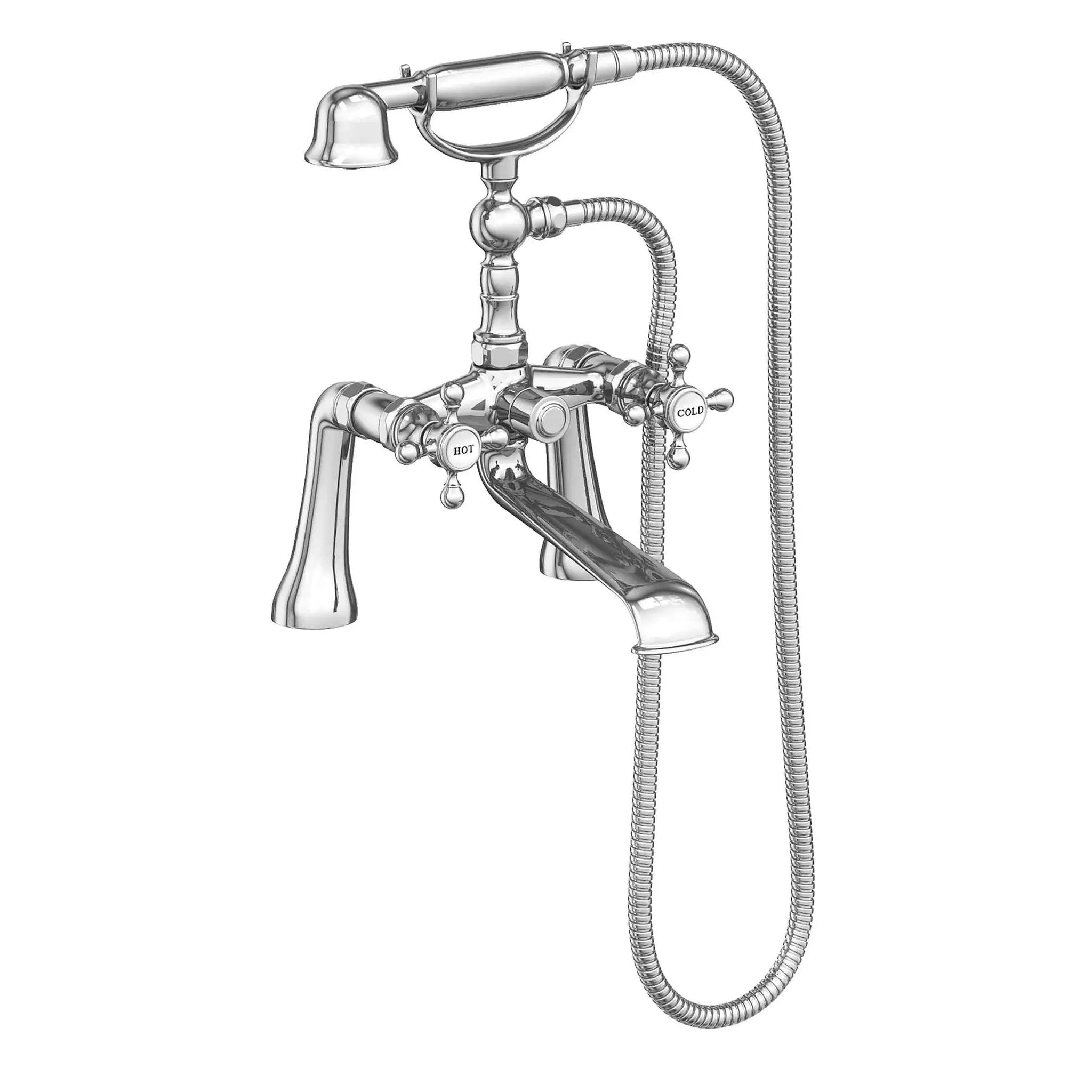 polished chrome shower set