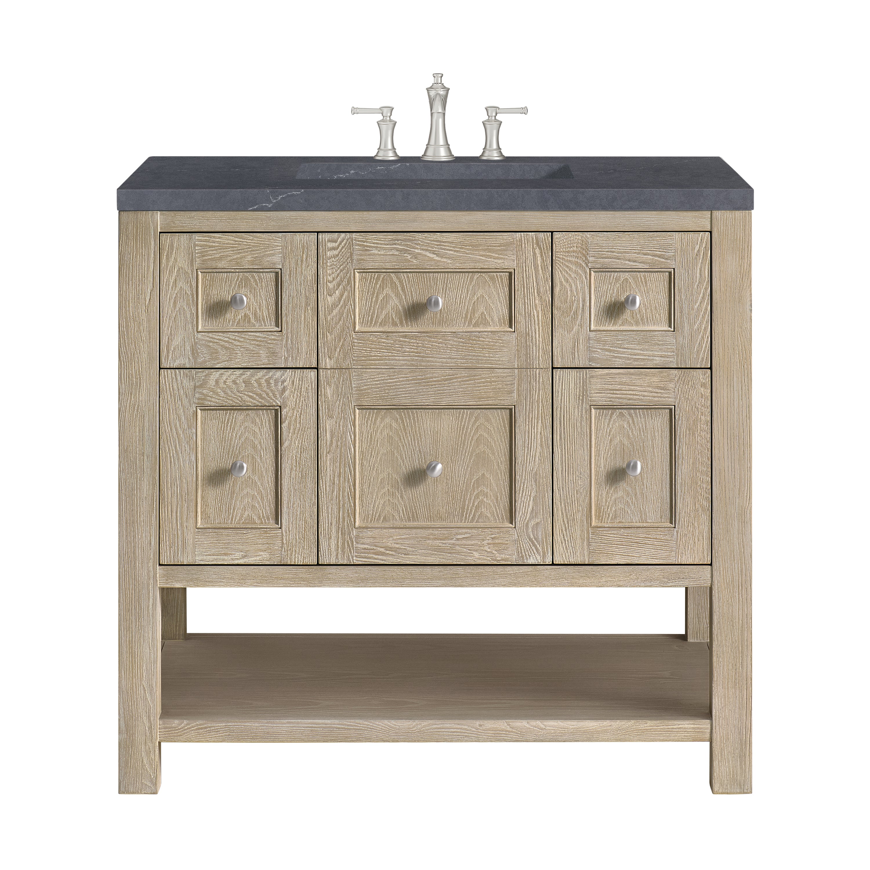 James Martin Vanities Breckenridge 36" Single Vanity - Whitewashed Oak