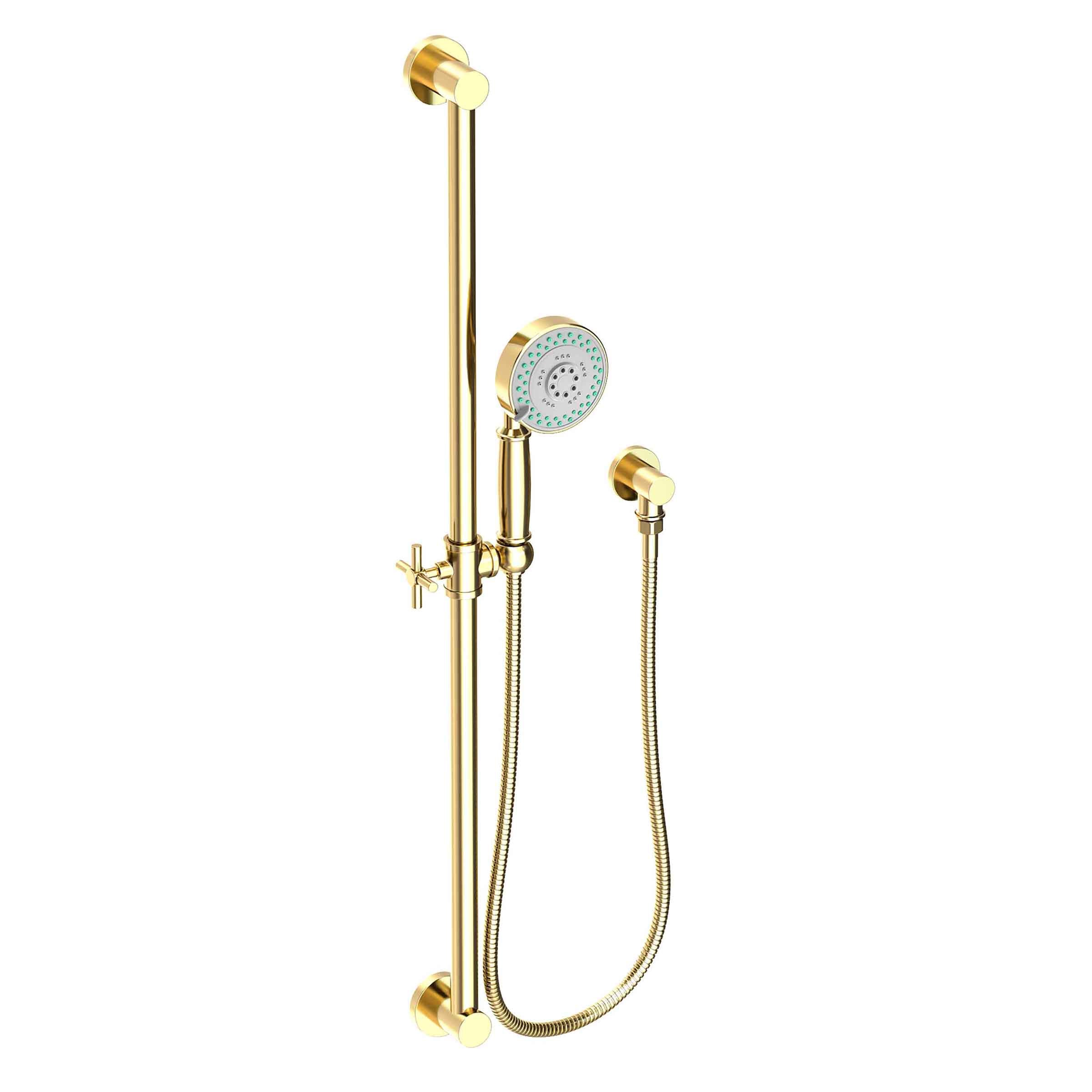 Newport Brass Tub & Shower Slide Bar with Multifunction Hand Shower Set