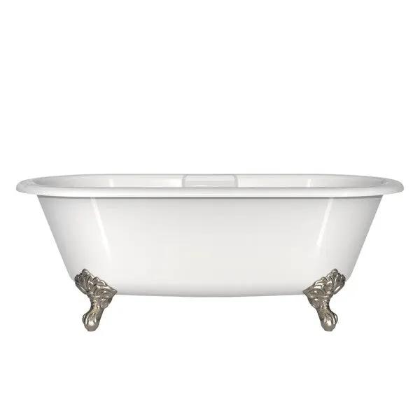 matte white bathtub
