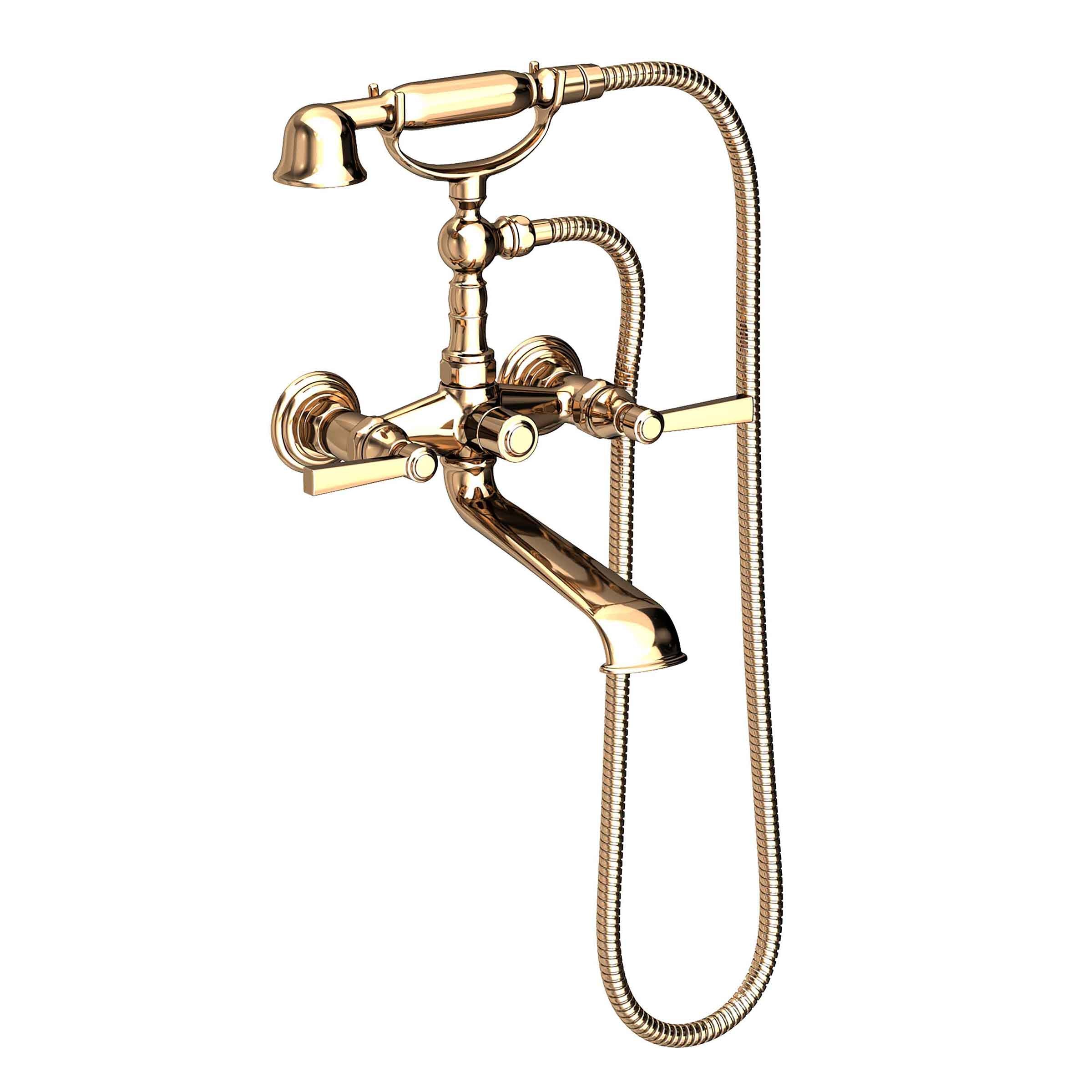 Newport Brass Astor Exposed Tub & Hand Shower Set - Wall Mount