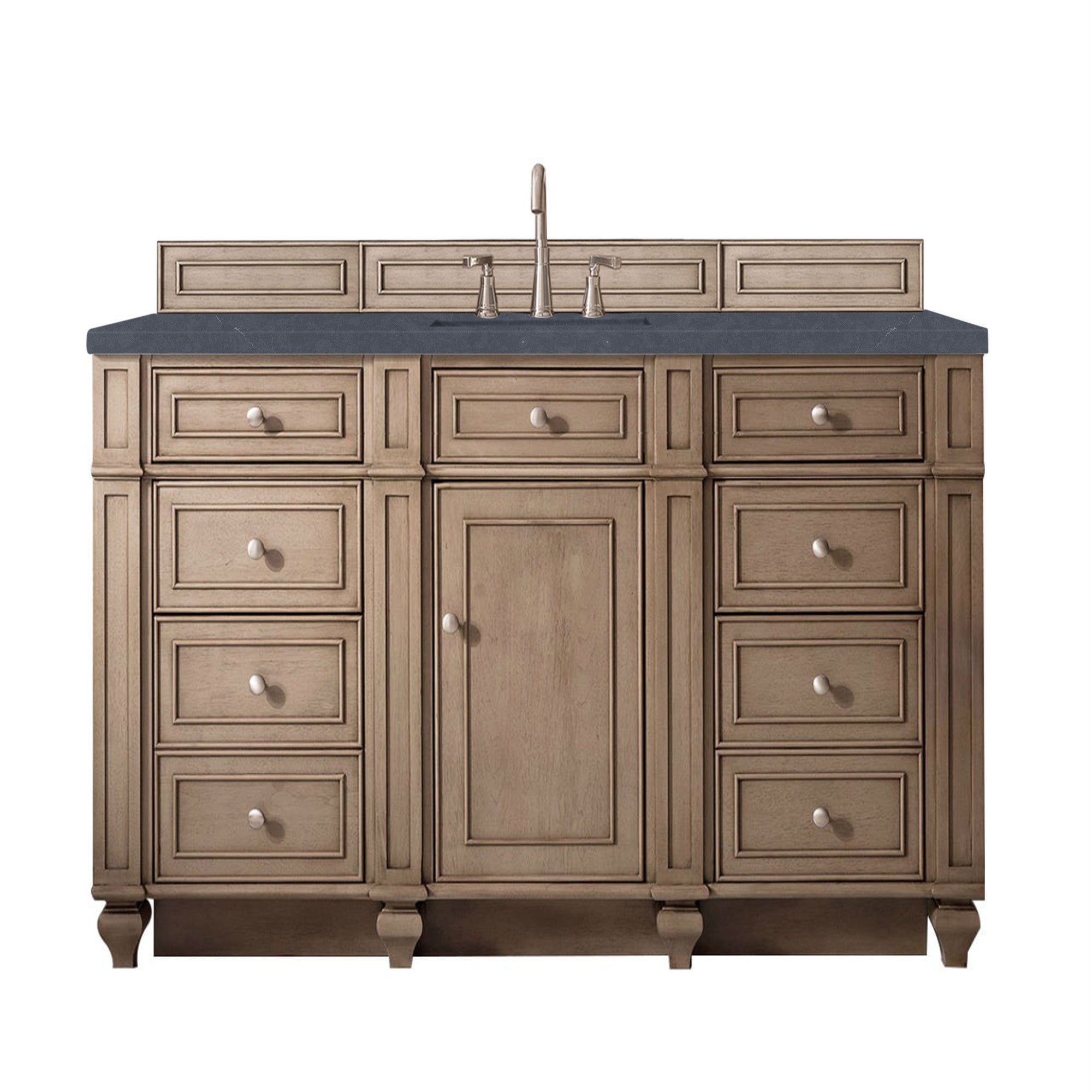 James Martin Bristol 60" Single Vanity Set - Whitewashed Walnut by James Martin Vanities