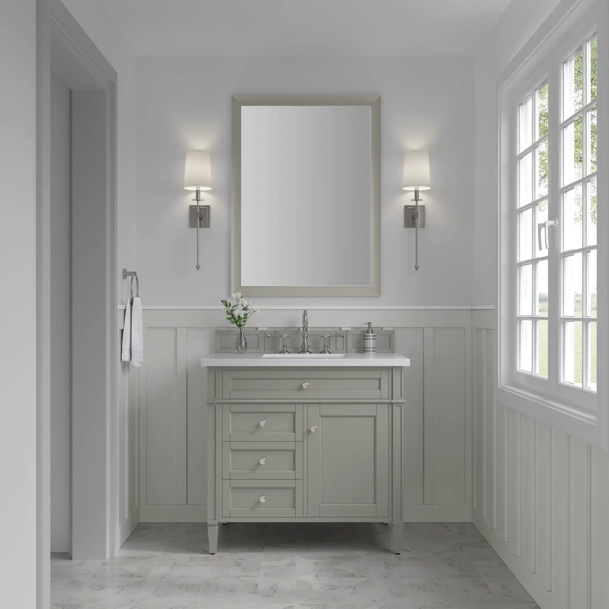 James Martin Brittany 36" Single Vanity Set - Urban Gray by James Martin Vanities