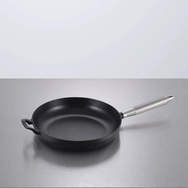 black/steel pan