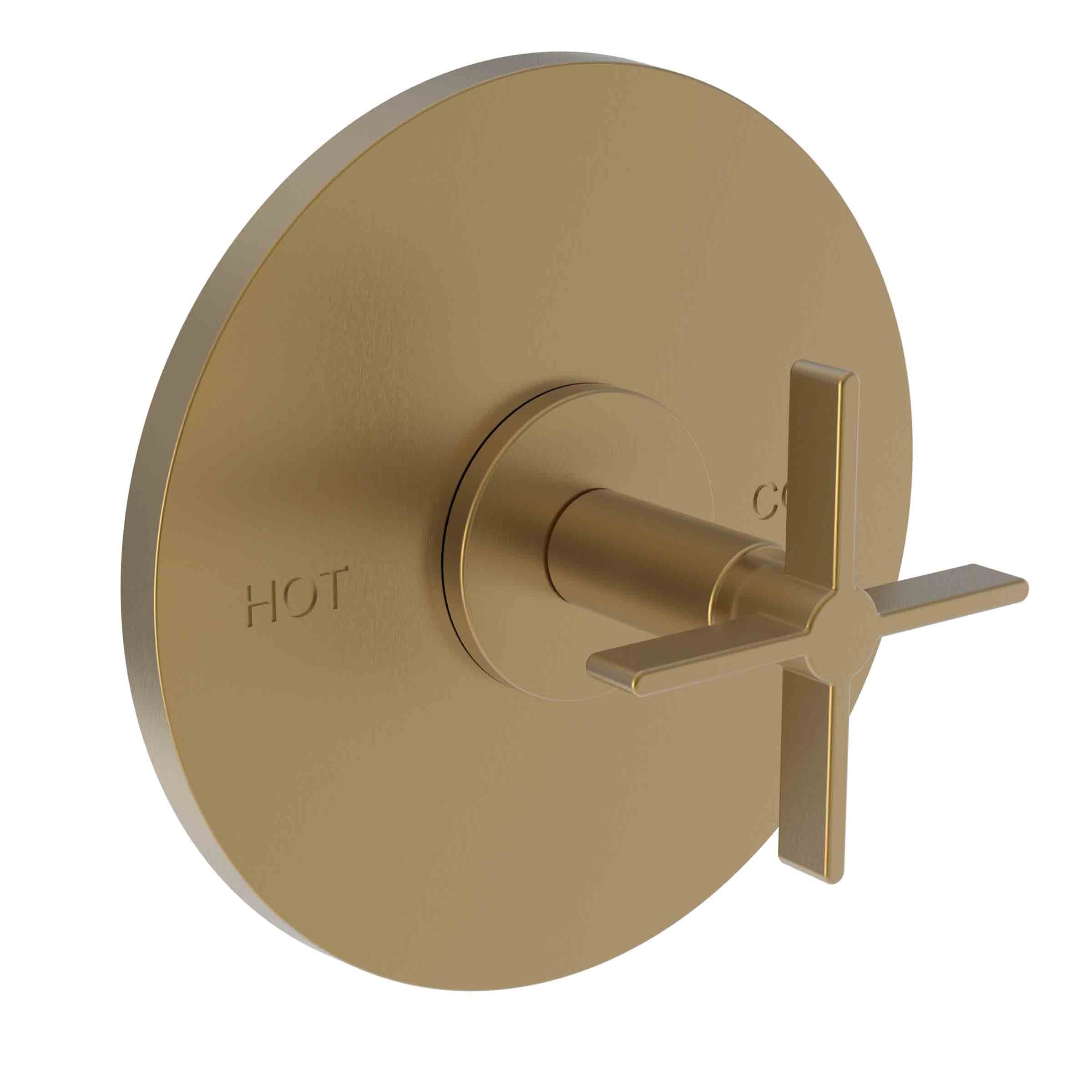 Newport Brass Tolmin Balanced Pressure Shower Trim Plate with Handle. Less showerhead, arm and flange.