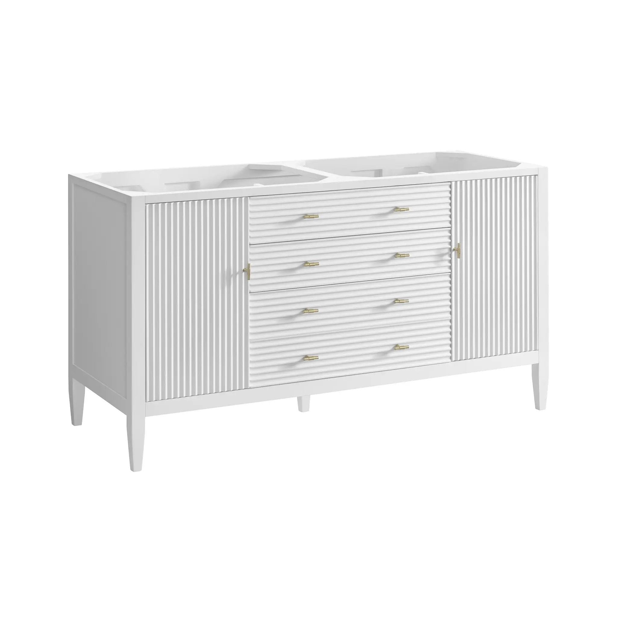 bright white vanity