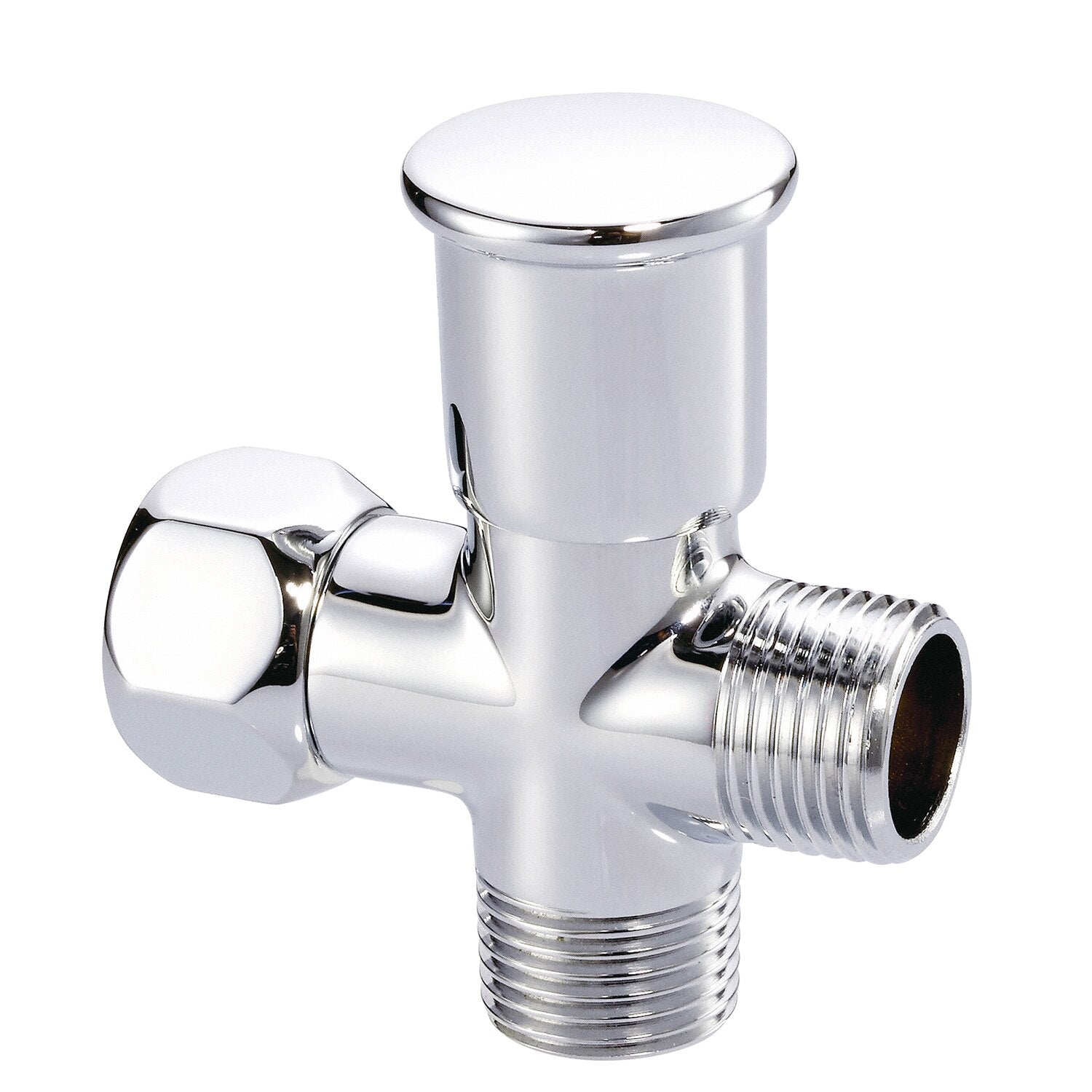 chrome showerarm diverter