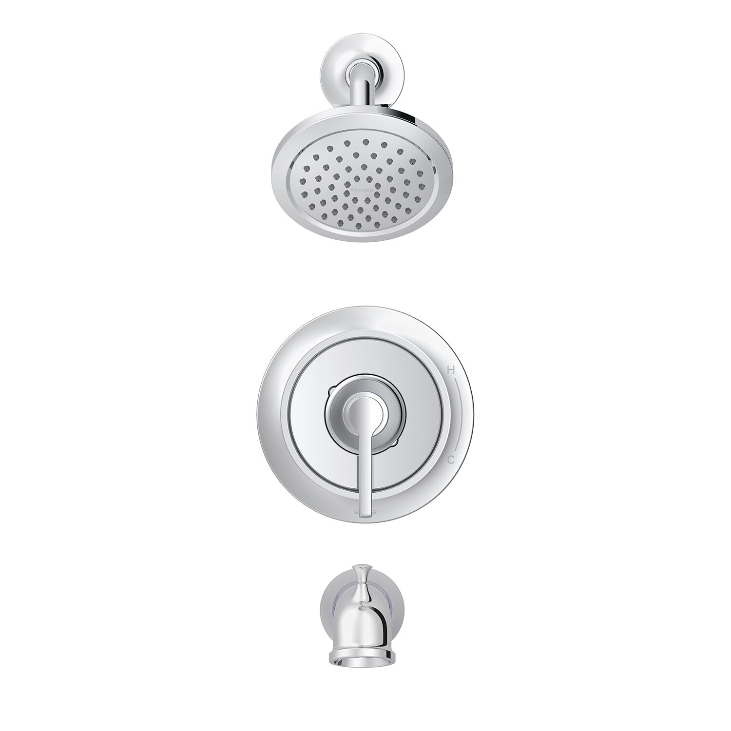 Danze by Gerber Northerly 1H Tub and Shower Trim Kit and Treysta Cartridge 1.75gpm