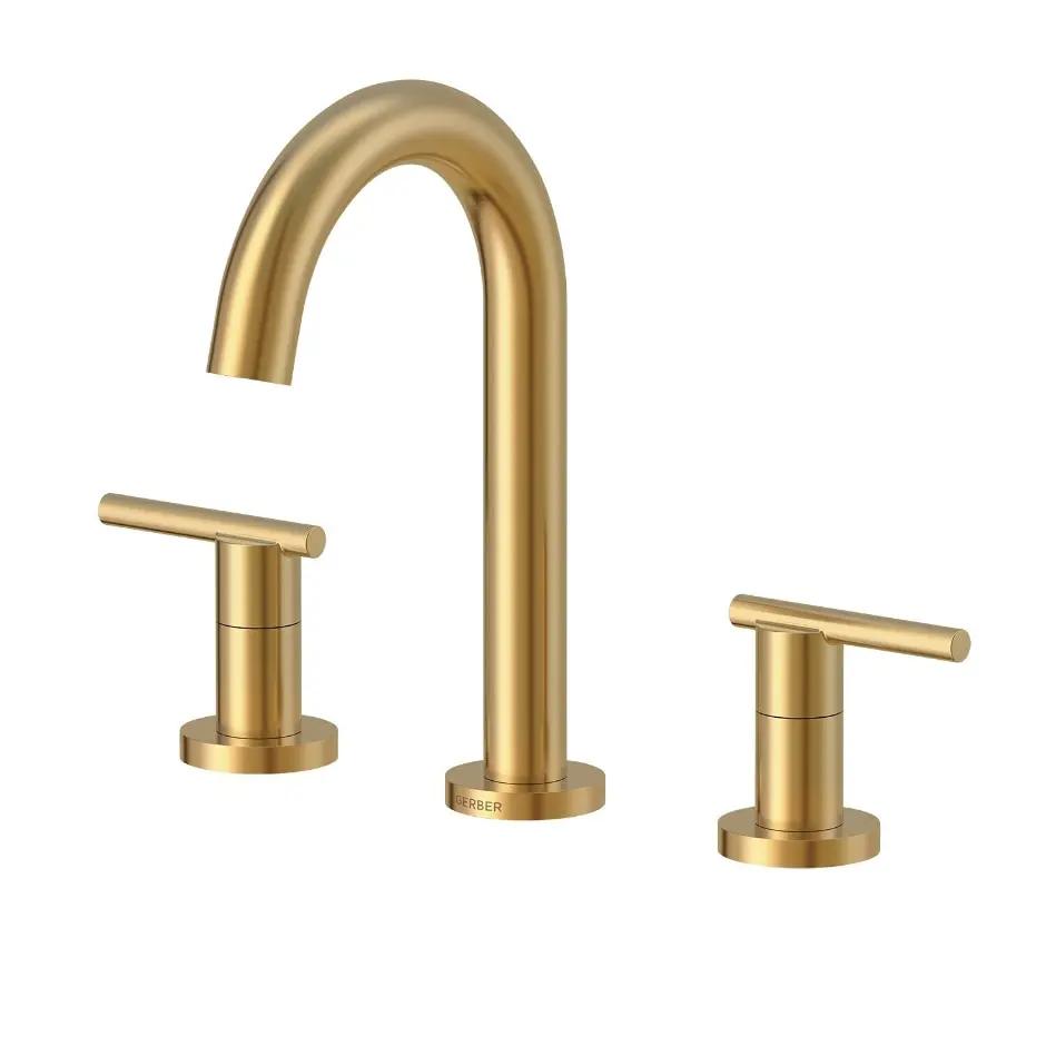 Danze by Gerber Parma Trim Line 2H Widespread Lavatory Faucet w/ Metal Touch Down Drain 1.2gpm by Danze