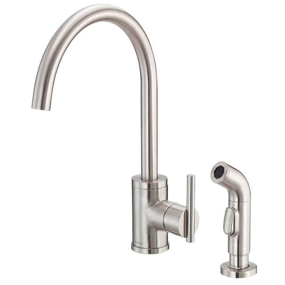 Danze by Gerber Parma 1H Kitchen Faucet w/ Spray 1.75gpm/2.2gpm by Danze