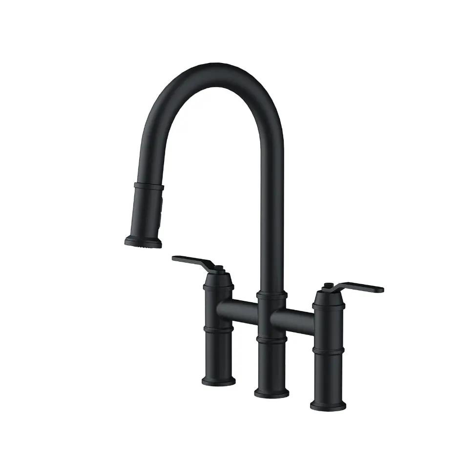 Danze by Gerber Kinzie 2H Bridge Pull-Down Kitchen Faucet 1.75gpm by Danze