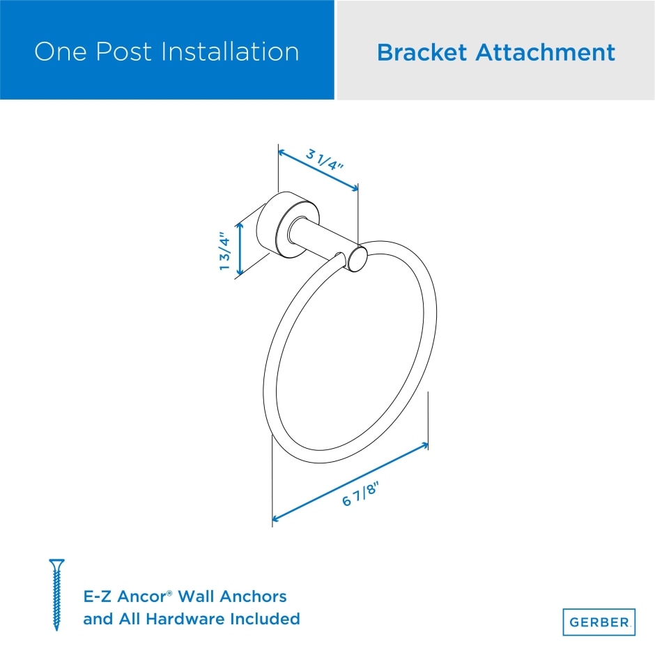 towel ring dimension