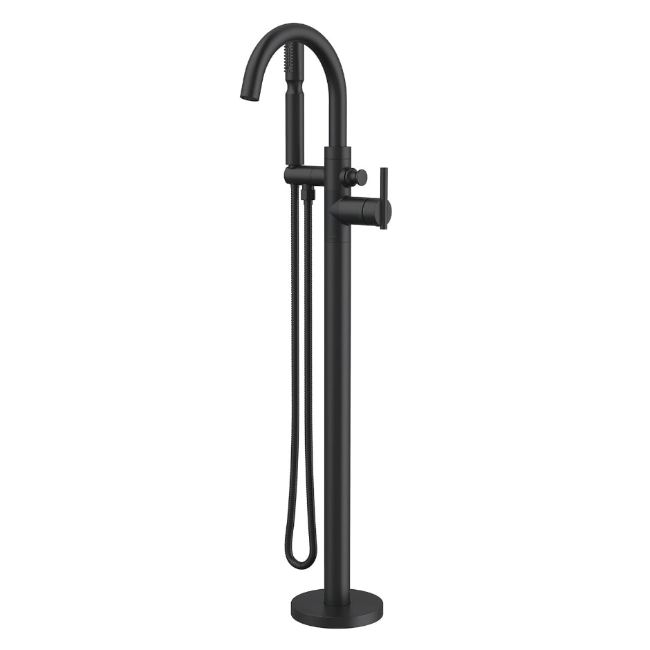 Danze by Gerber Contemporary Floor Mount Tub Filler Trim Kit with Showerstick Handshower 1.75gpm