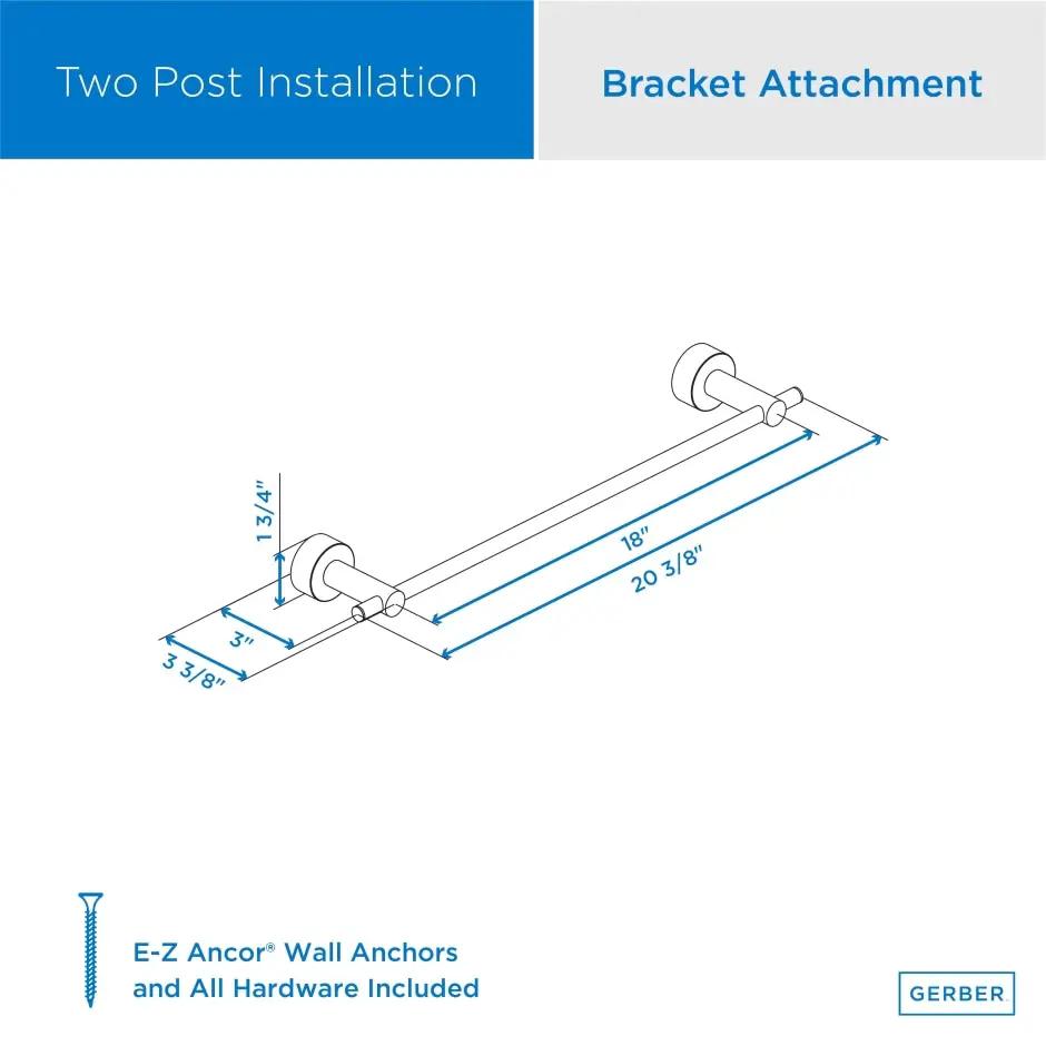 towel bar dimension