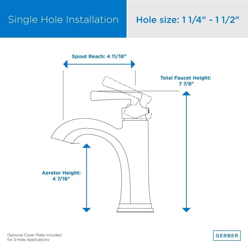 faucet dimension
