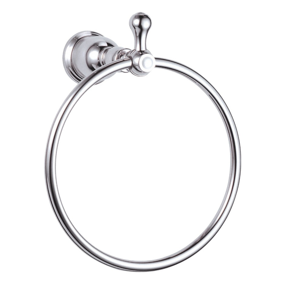 chrome towel ring