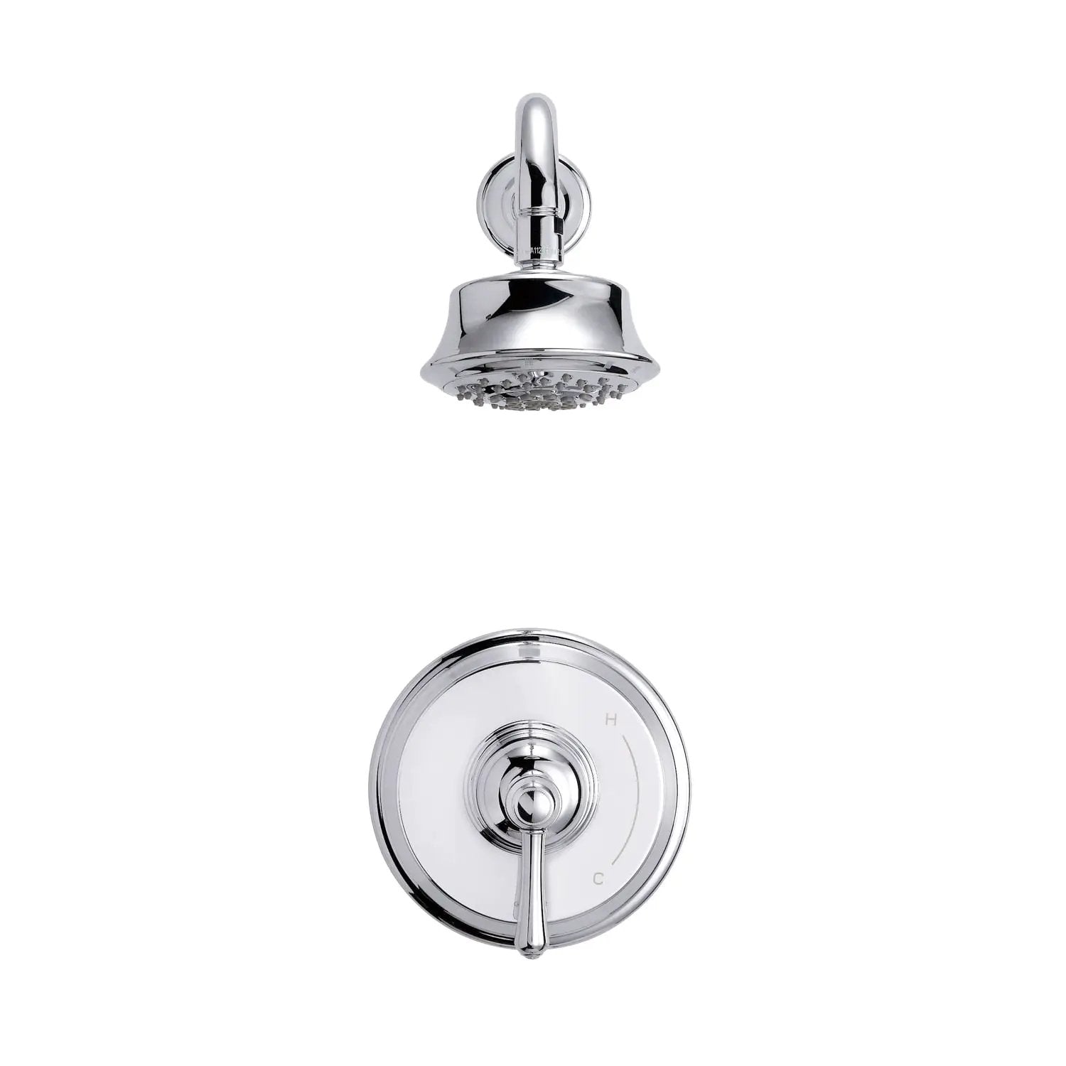 Danze by Gerber Opulence 1H Shower Only Trim Kit and Treysta Cartridge w/ 5 Function Showerhead 1.75gpm by Danze