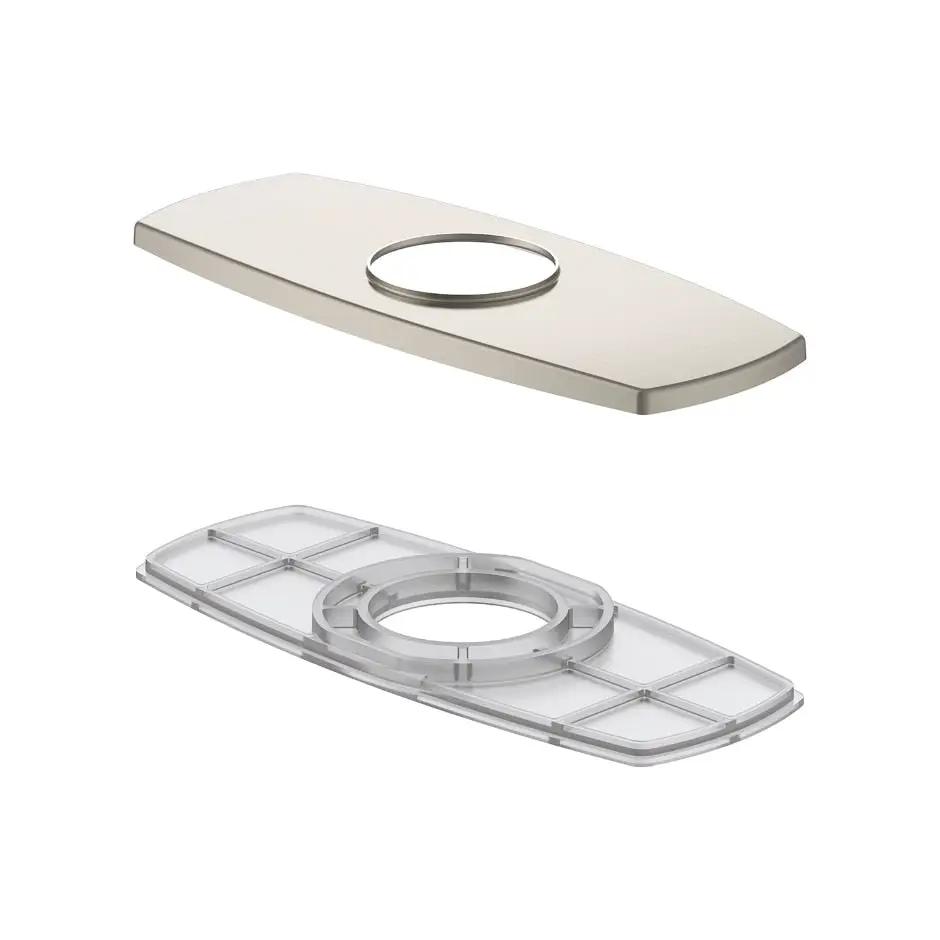 Danze by Gerber Soft Square Cover Plate Assembly for 4" Centerset Lavatory Faucet by Danze