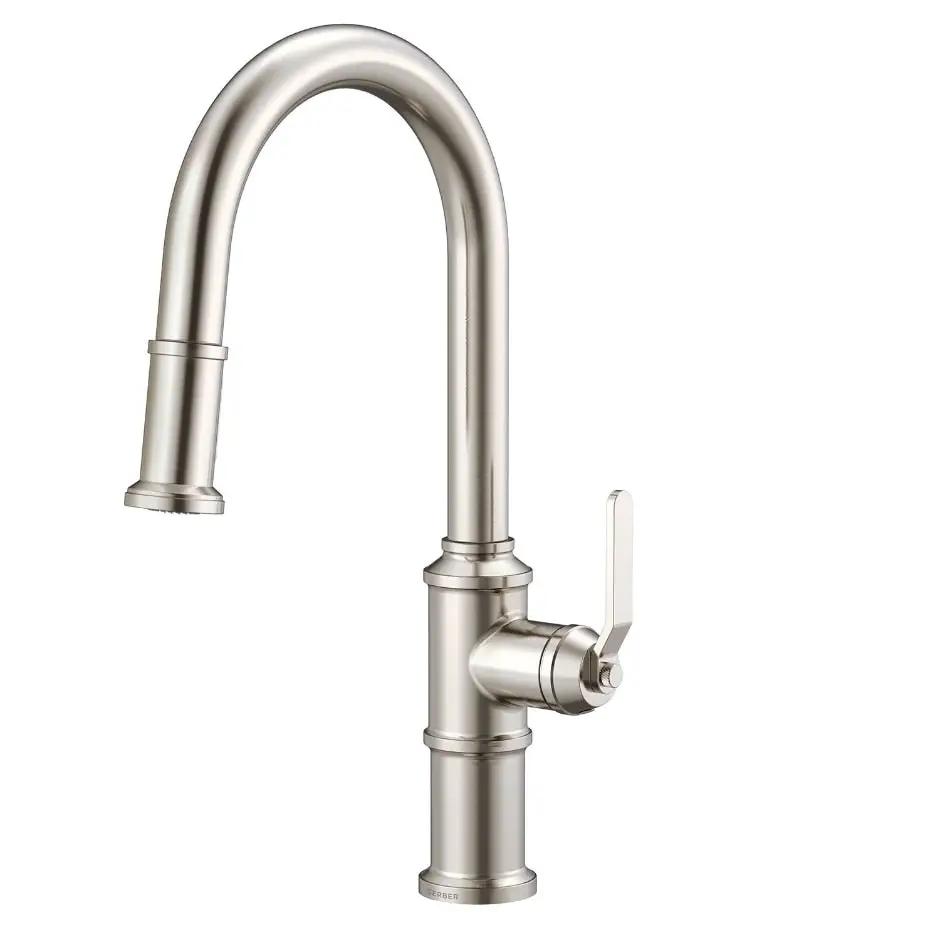 Danze by Gerber Kinzie 1H Pull-Down Kitchen Faucet w/ Snapback Retraction 1.75gpm by Danze