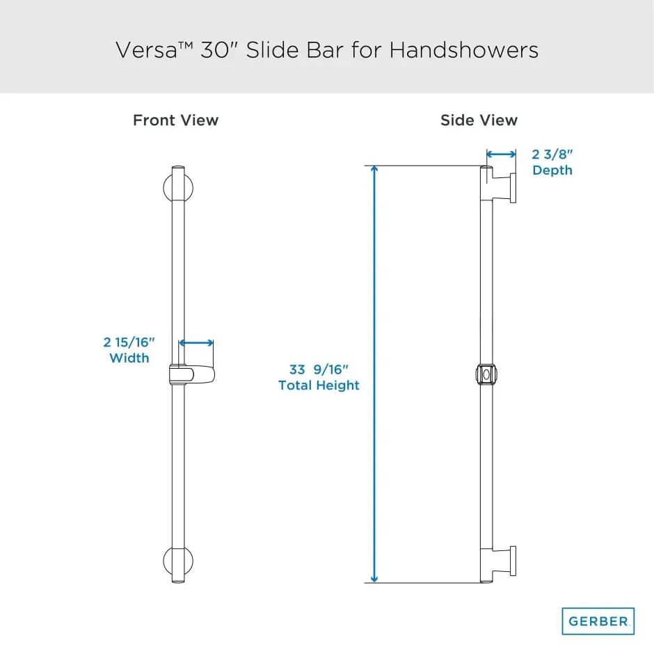 slide bar dimension
