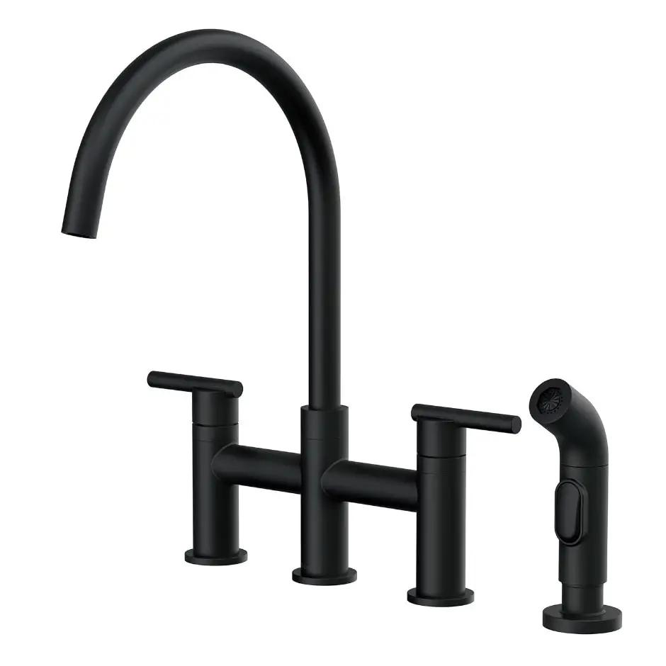 Danze by Gerber Parma 2H Bridge Kitchen Faucet w/ Spray 1.75gpm by Danze