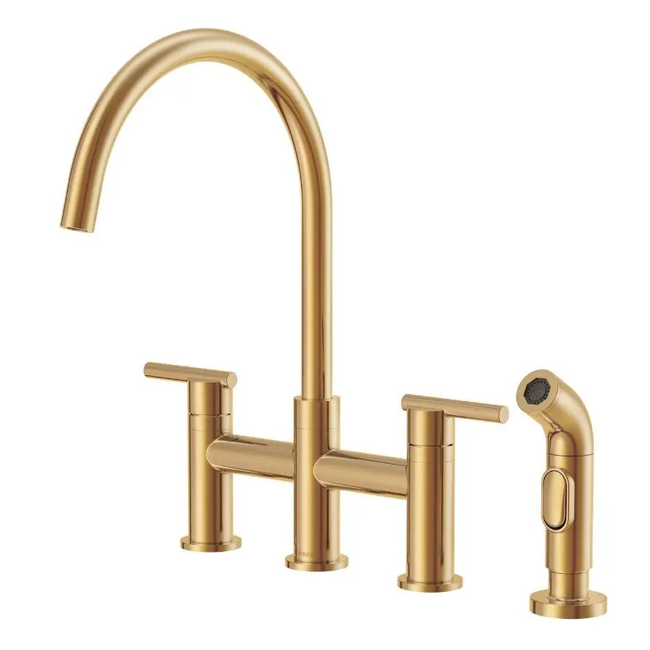 Danze by Gerber Parma 2H Bridge Kitchen Faucet w/ Spray 1.75gpm by Danze