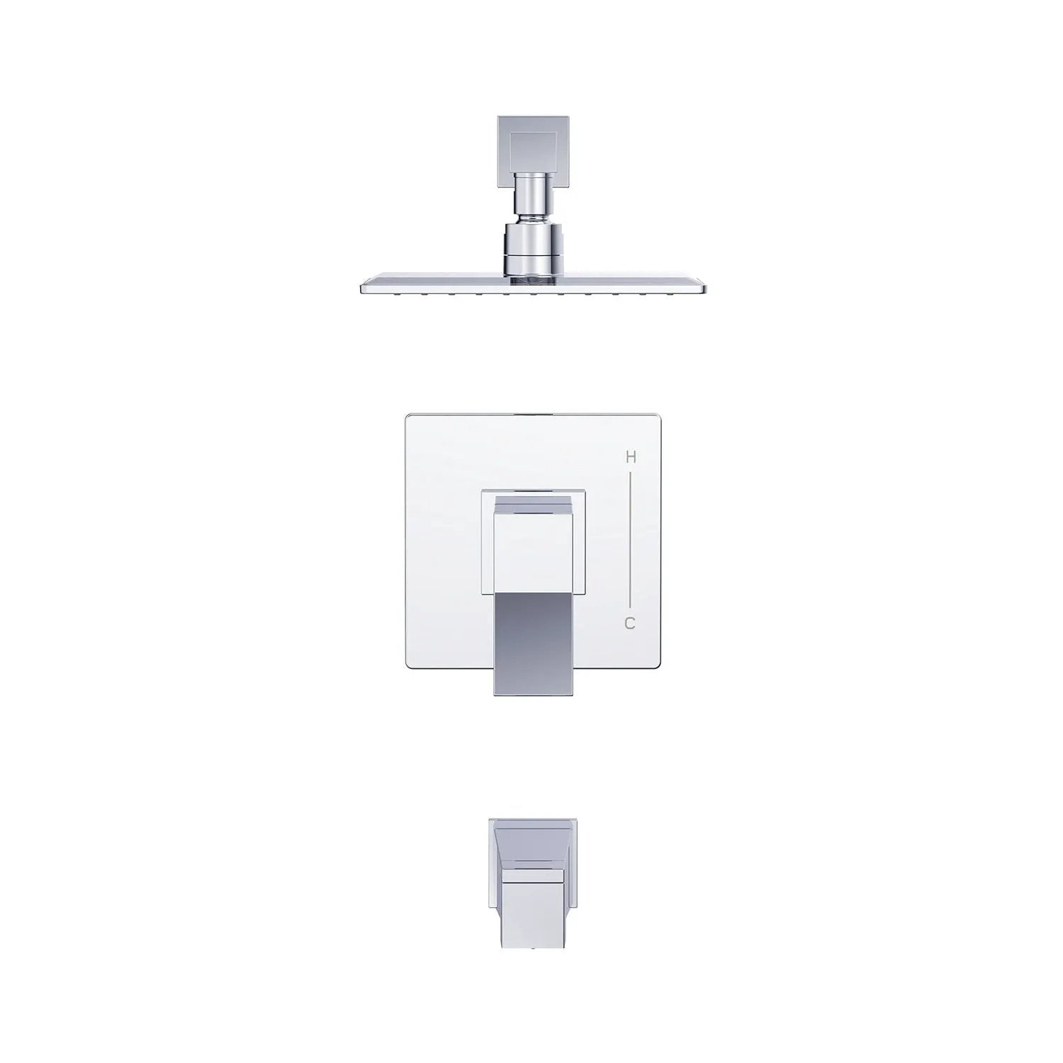 Danze by Gerber Avian 1H Tub and Shower Trim Kit and Treysta Cartridge 1.75gpm by Danze