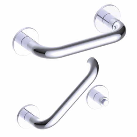 polished chrome tissue holder