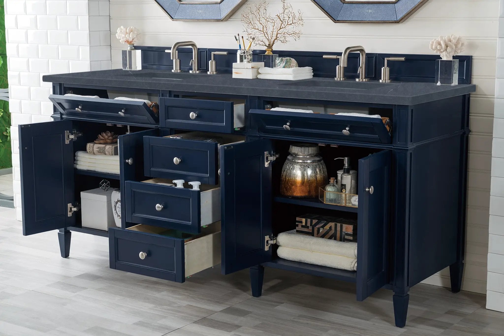 victory blue vanity
