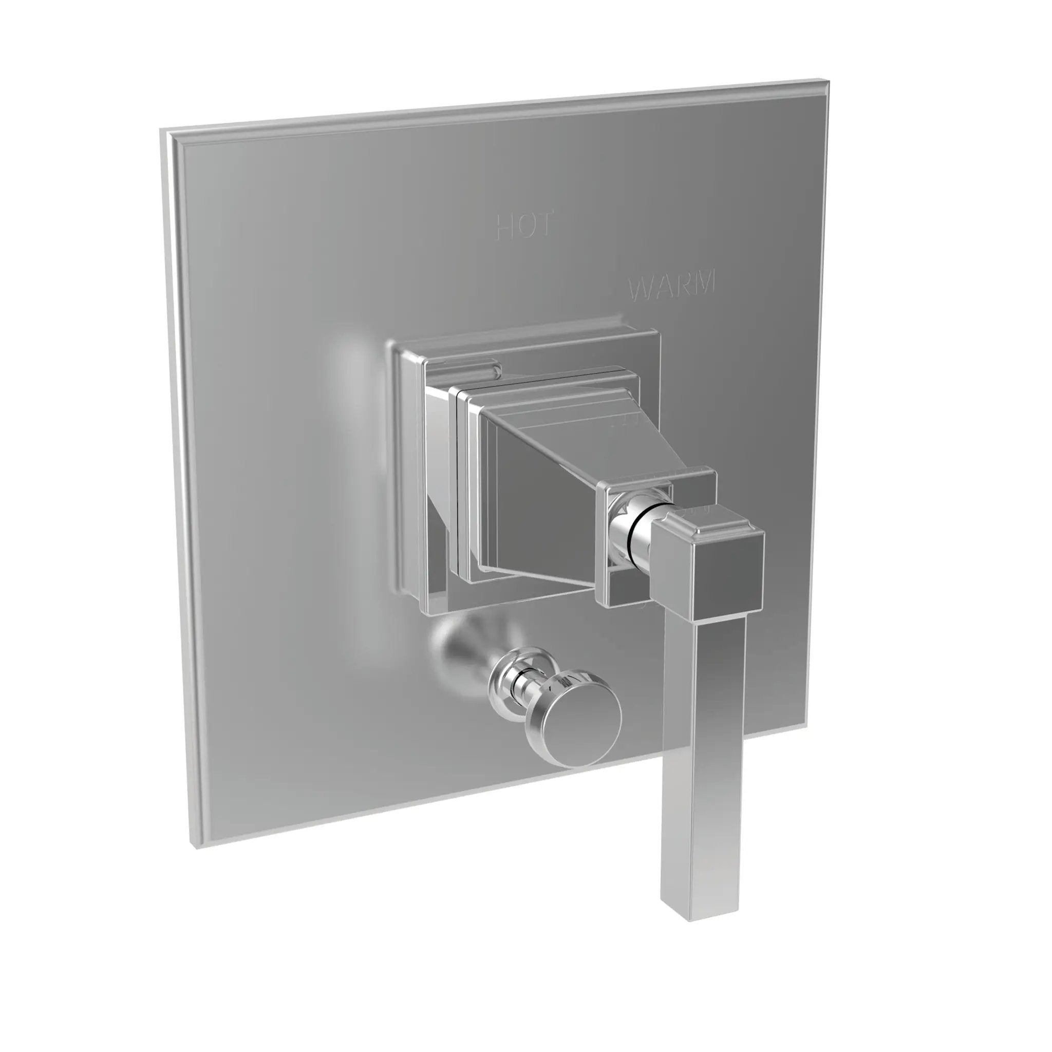 polished chrome diverter plate