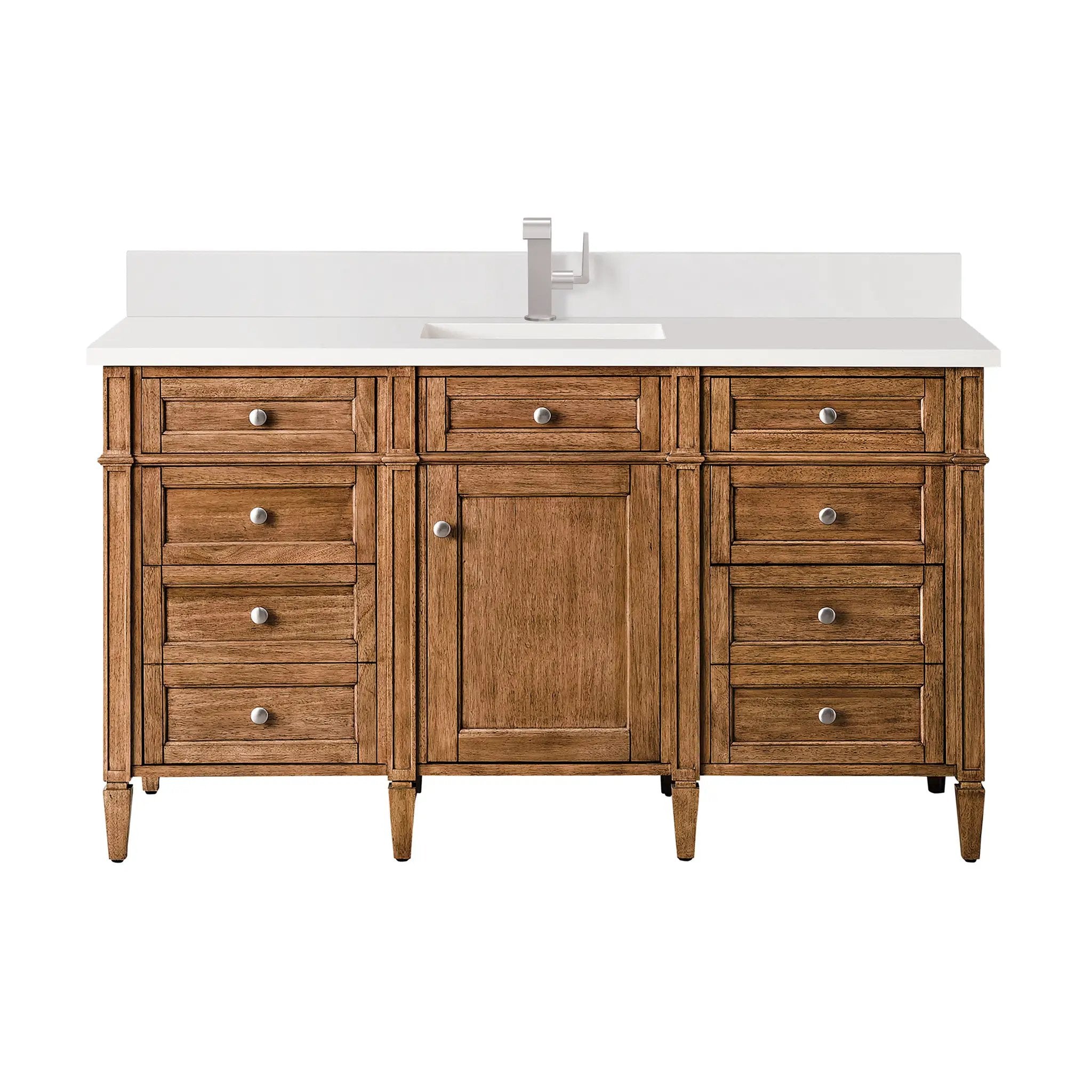 James Martin Brittany 60" Single Vanity Set - Saddle Brown by James Martin Vanities
