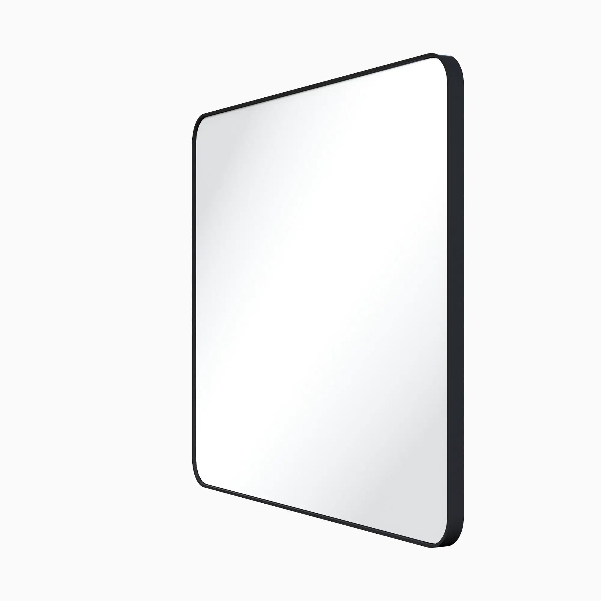 Jeffrey Alexander 33" W x 1" D x 28" H Rounded Rectangle Metal Frame Mirror by Jeffrey Alexander