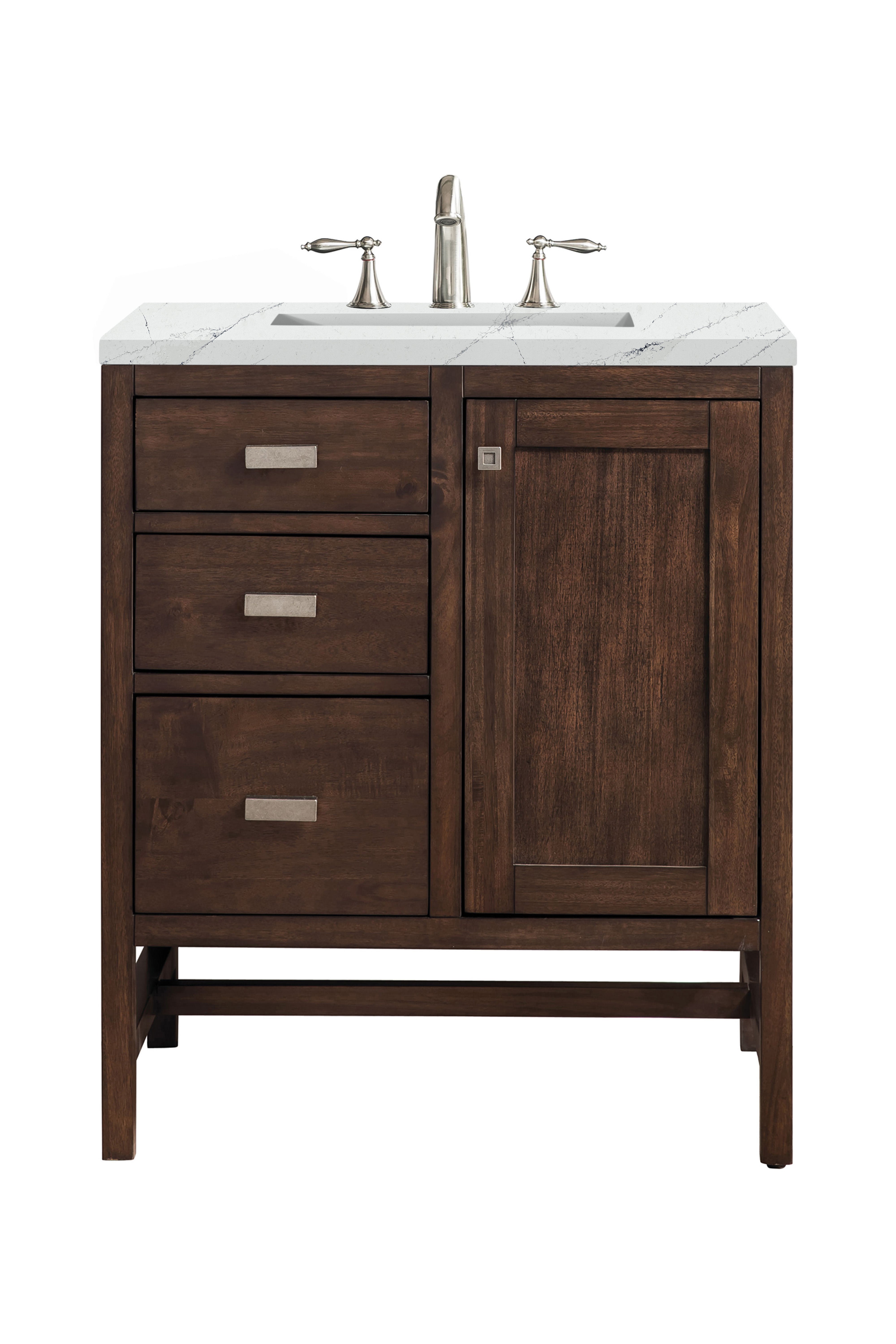 James Martin Vanities Addison 30" Single Vanity - Mid-Century Acacia