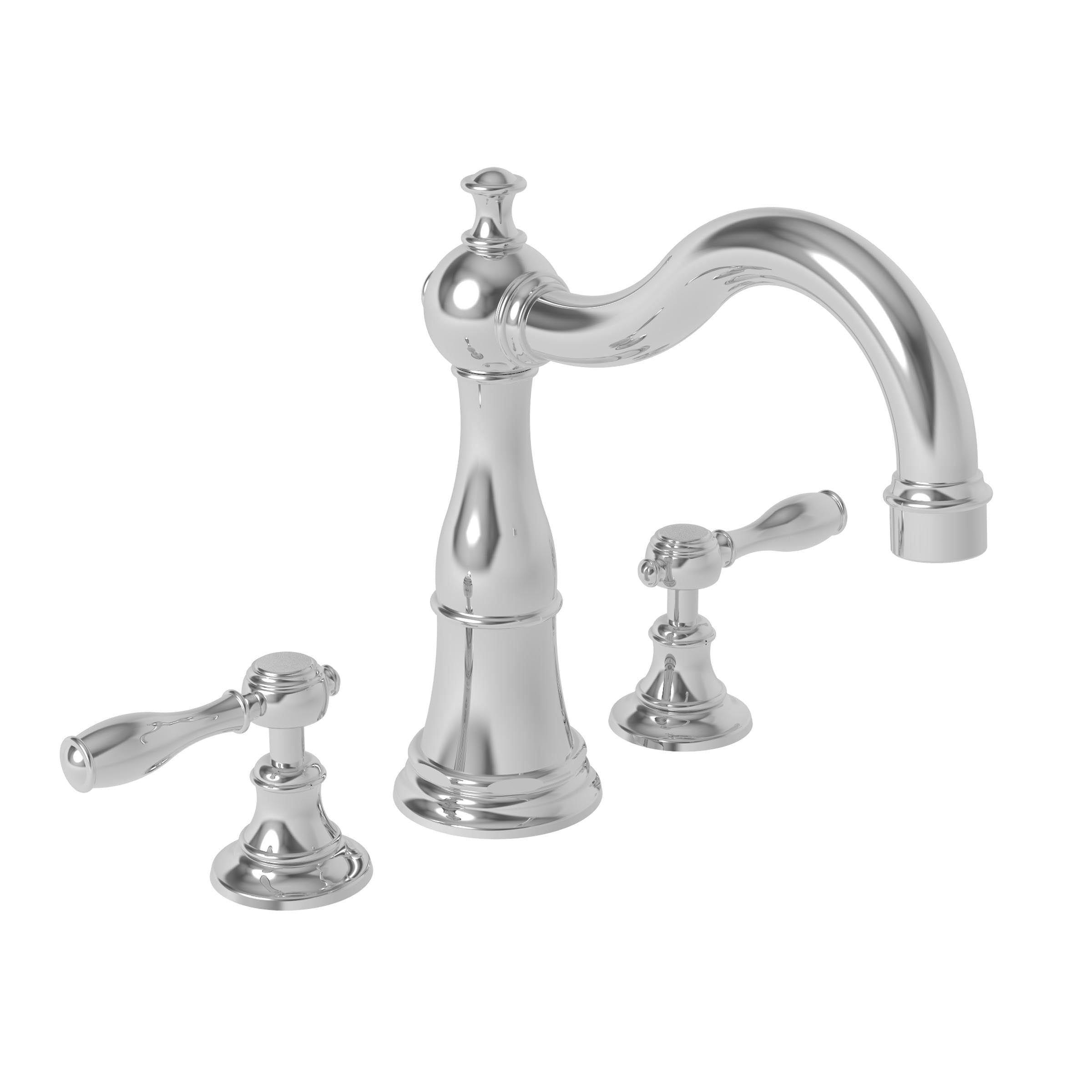 polished chrome tub faucet