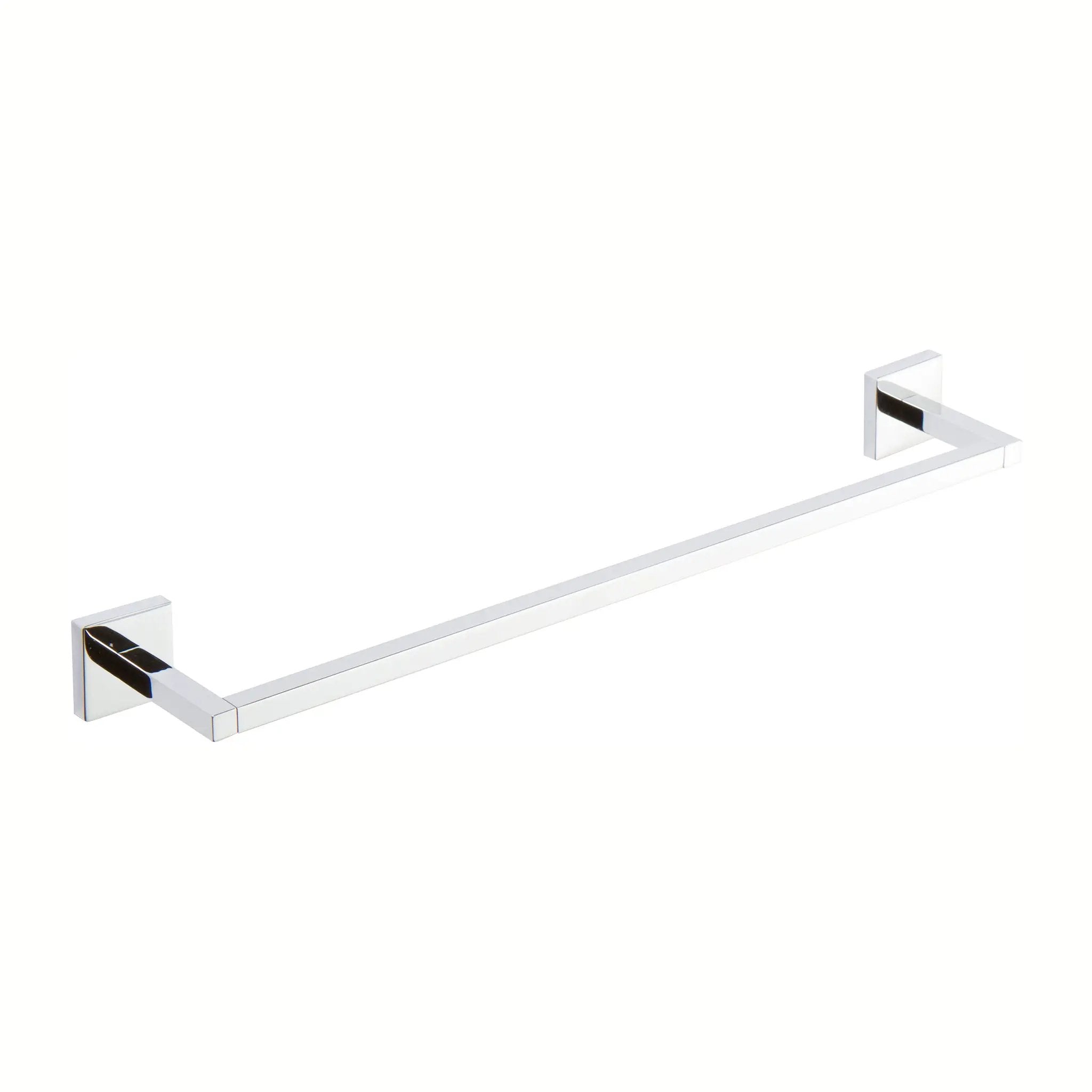 polished chrome towel bar