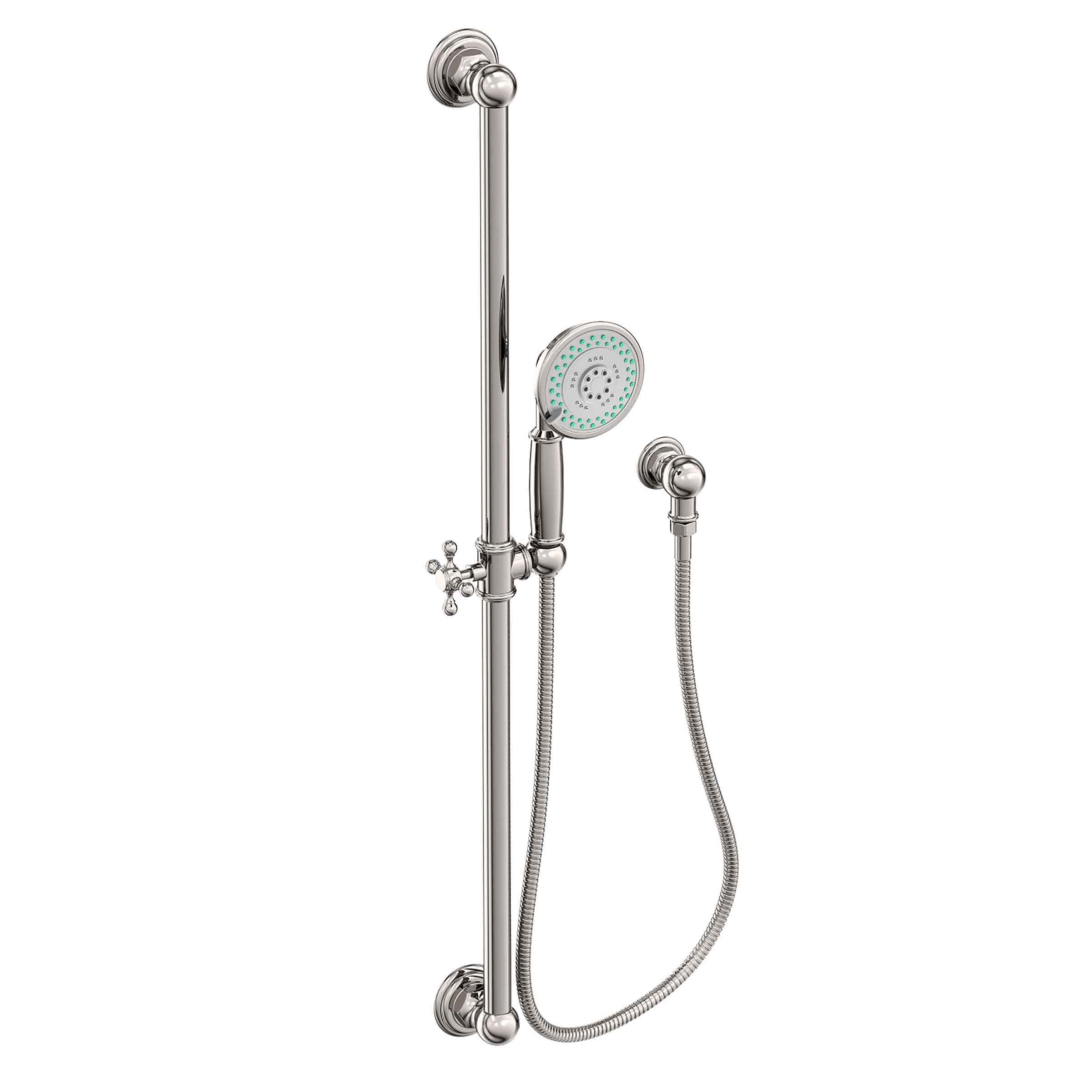 Newport Brass Tub & Shower Slide Bar with Multifunction Hand Shower Set