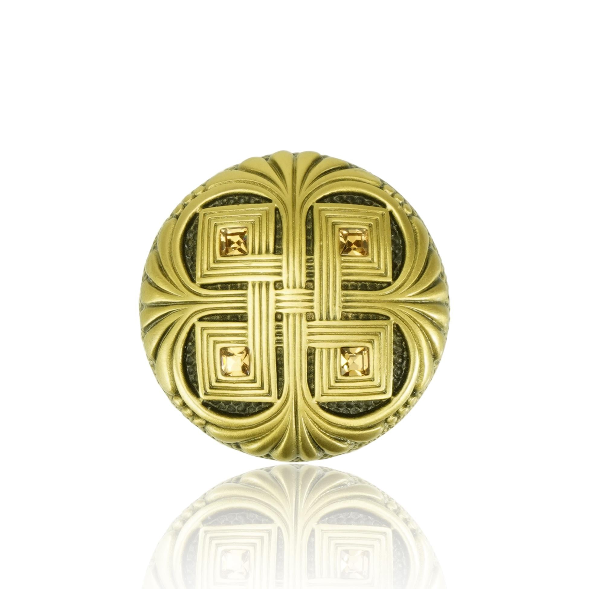 florentine gold knob