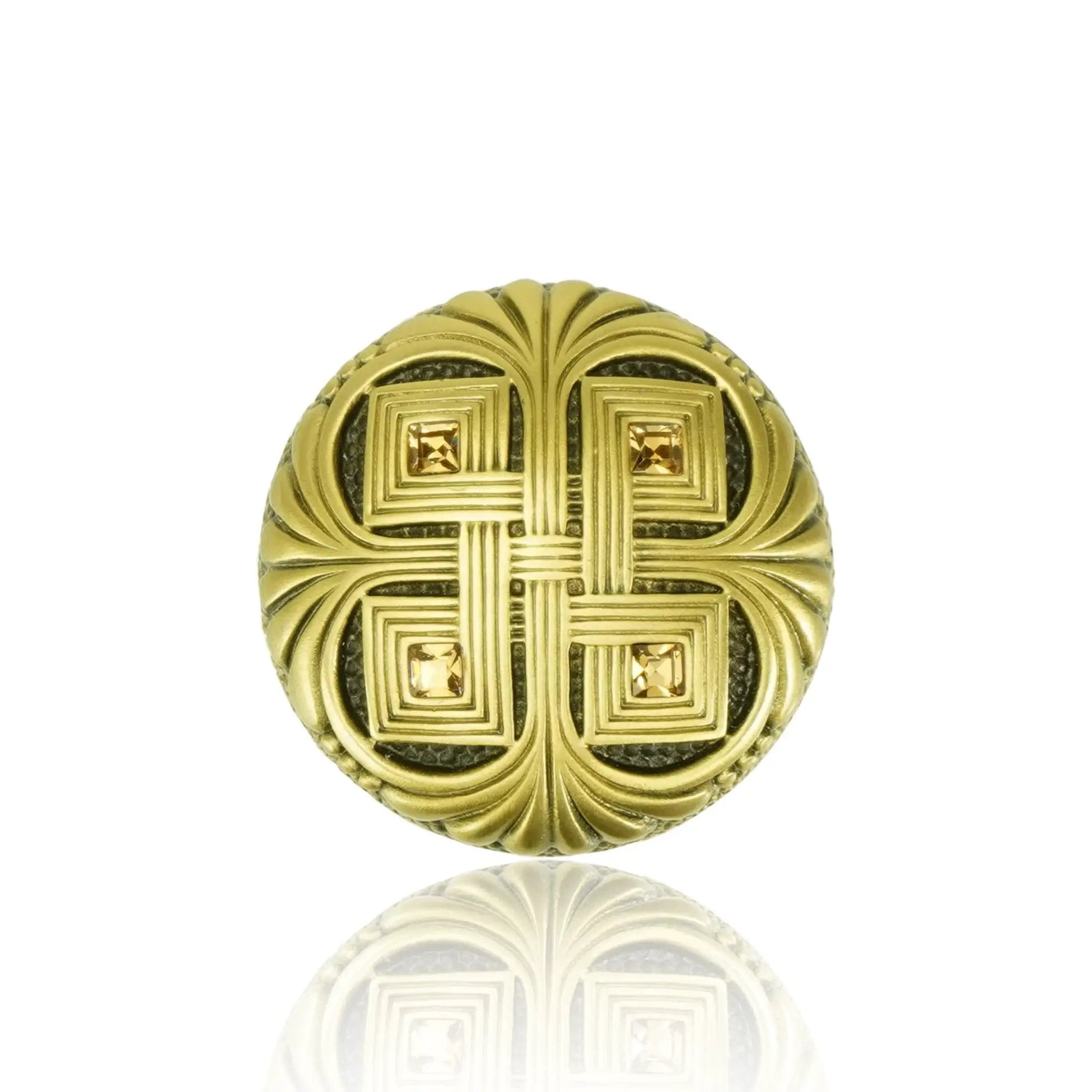 florentine gold knob