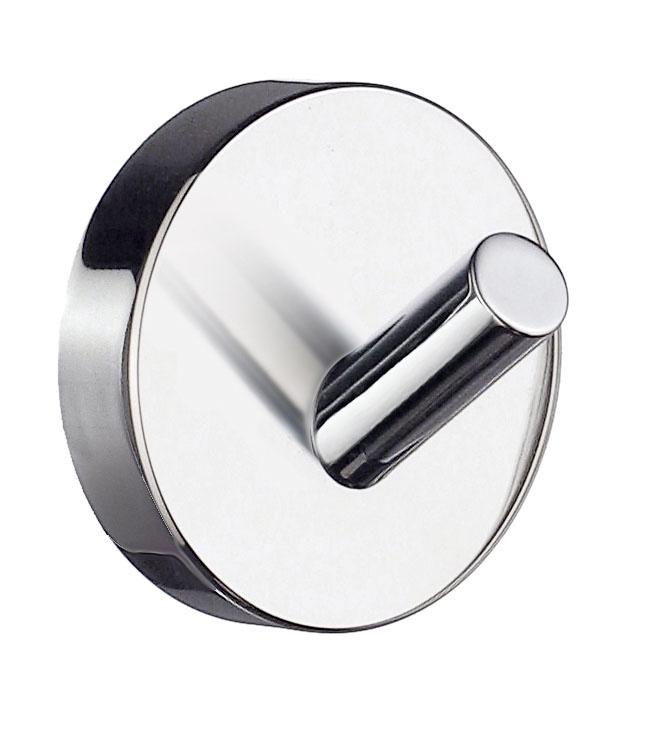 polished chrome towel hook