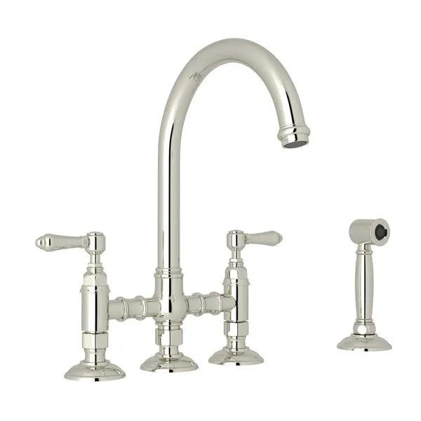 Rohl San Julio Bridge Kitchen Faucet with Side Spray by Rohl