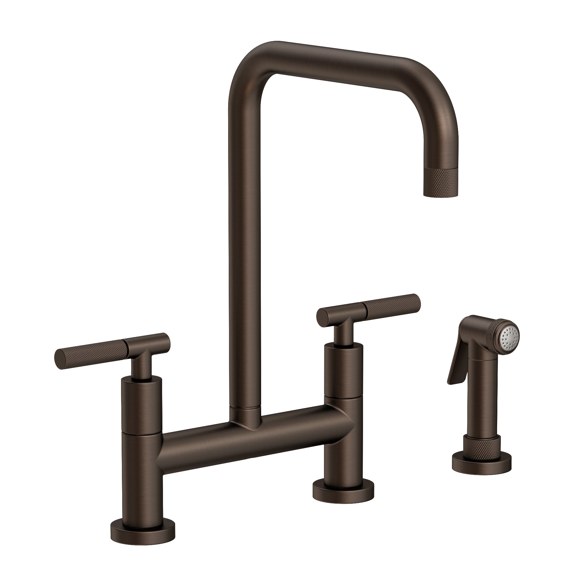 Newport Brass Muncy Kitchen Bridge Faucet with Side Spray by Newport Brass
